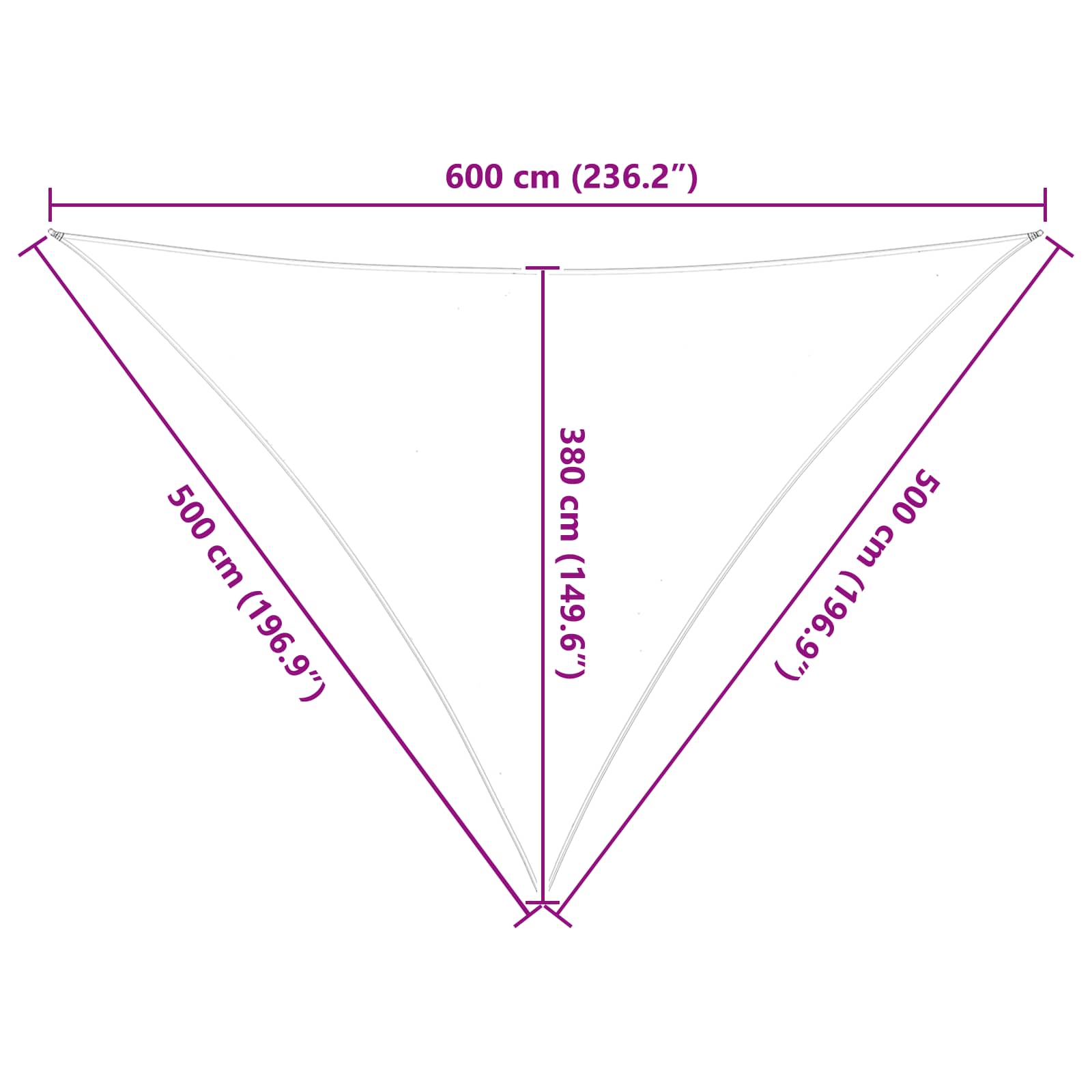 Jedro za sunce Plava i bijela 5 x 5 x 6 m 100% poliester Oxford