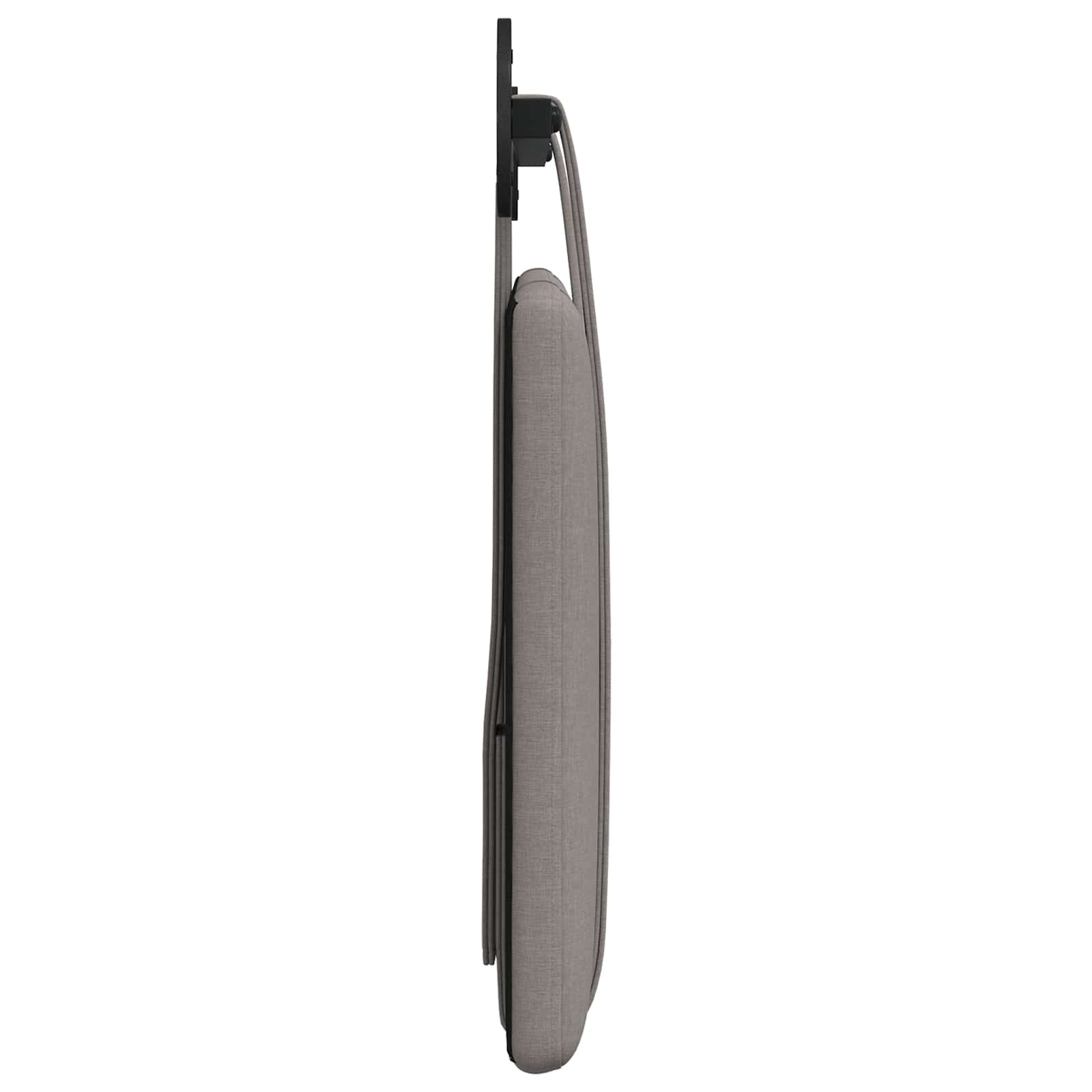 Viseće uzglavlje kreveta Sivo-smeđa Tkanina