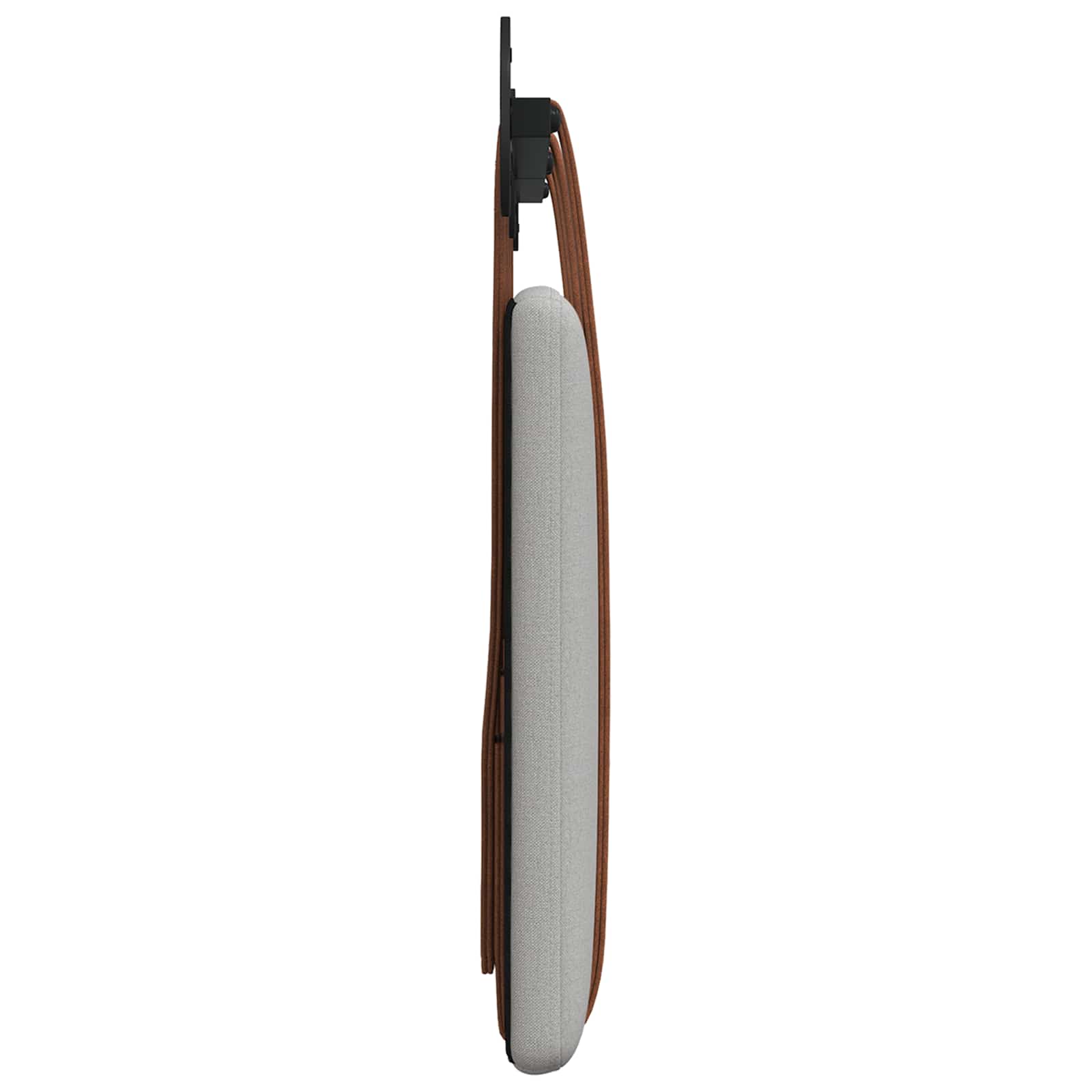 Držeće uzglavlje Zidne Oblačnosiva 130 x 55 x 5 cm Antikni PU
