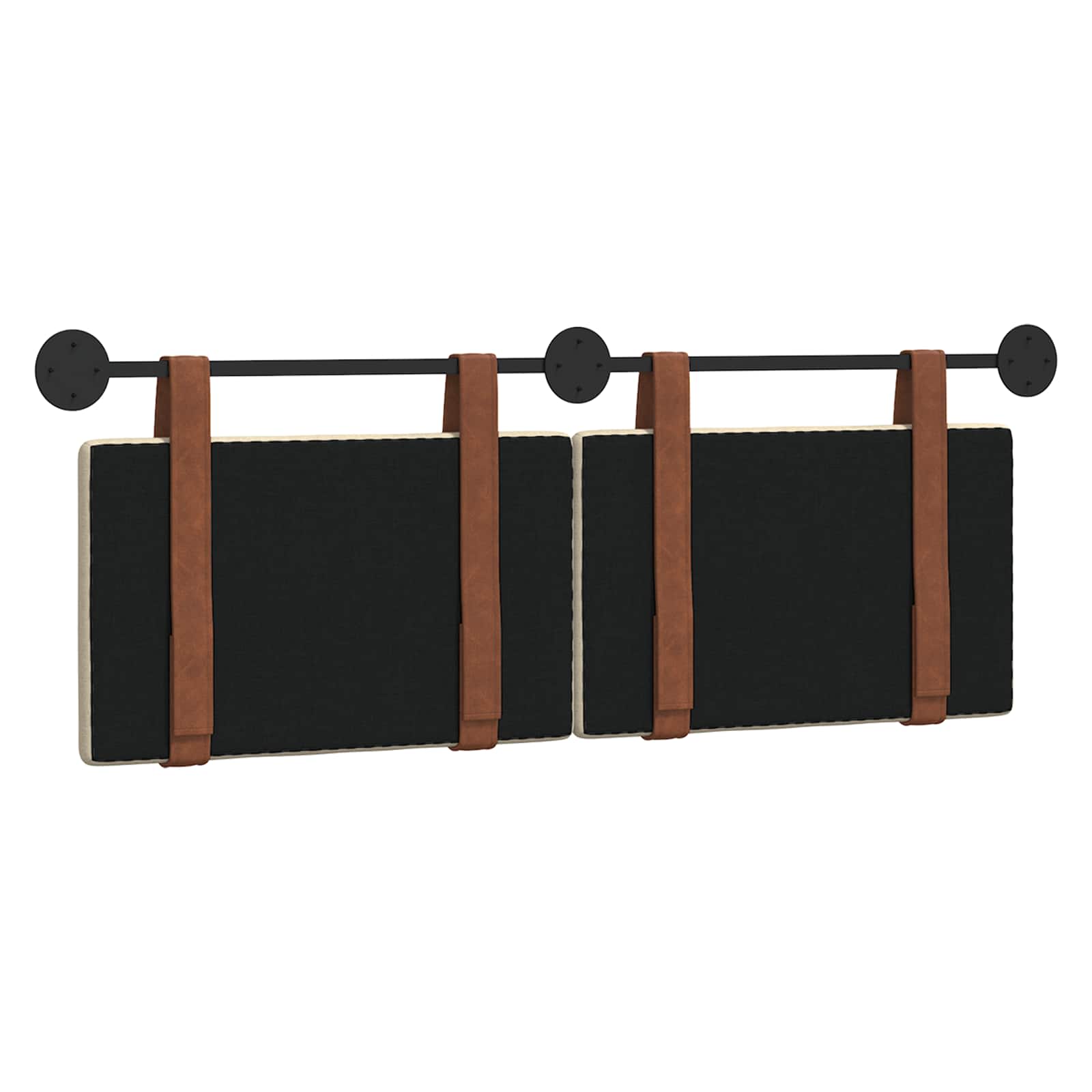 Držeće uzglavlje Zidne Krema 130 x 55 x 5 cm Antikni PU