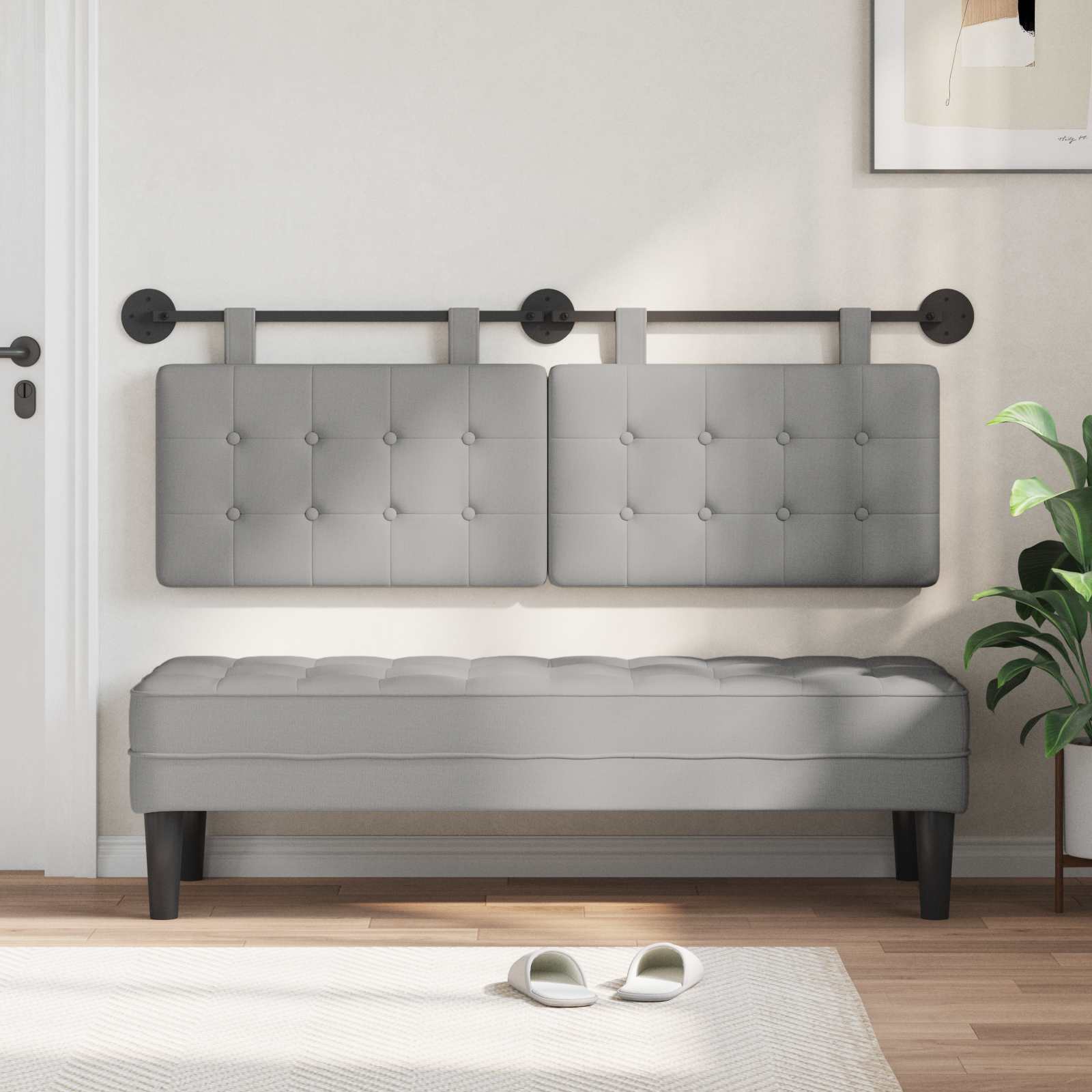 Viseće uzglavlje kreveta Oblačnosiva tkanina