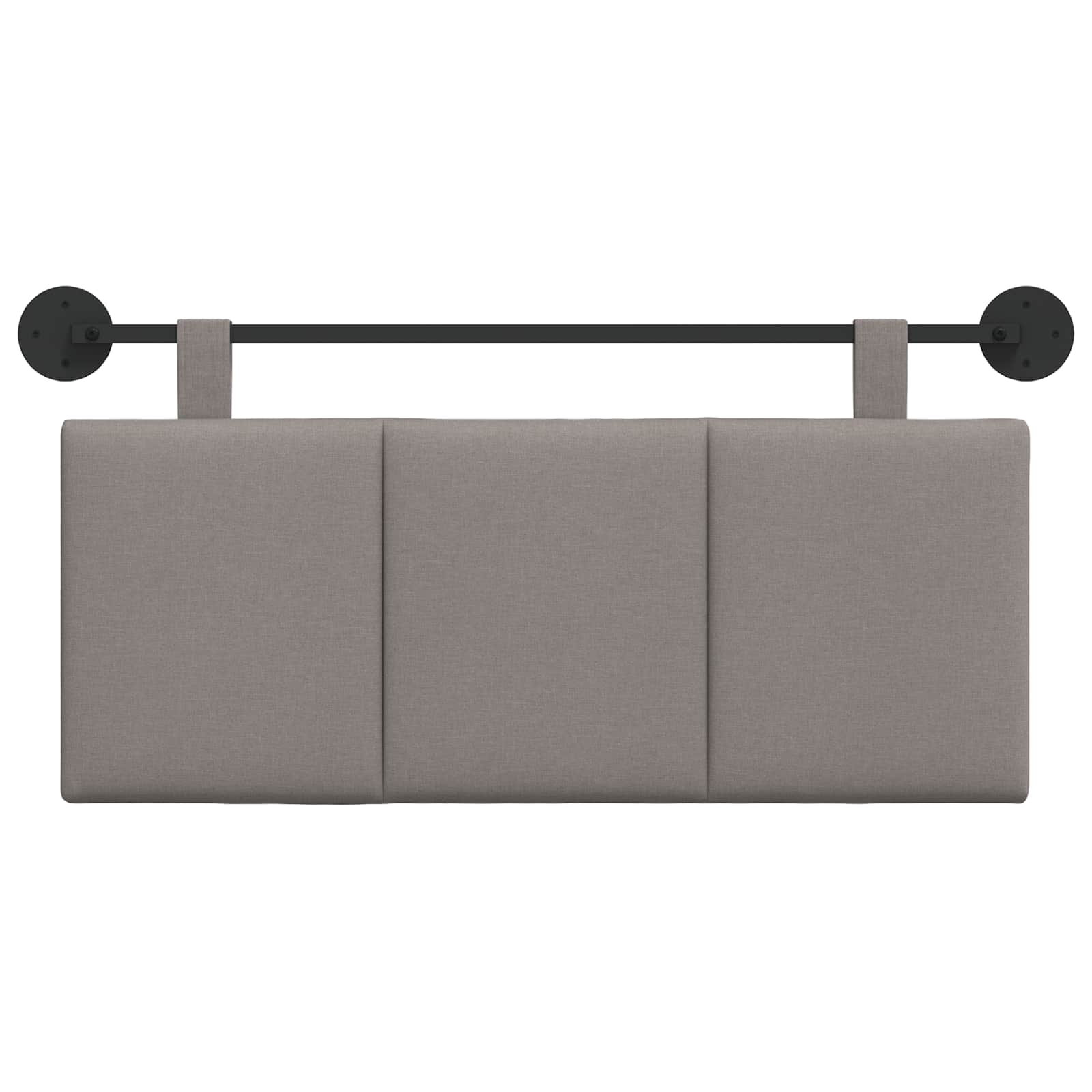 Viseće uzglavlje kreveta Sivo-smeđa tkanina