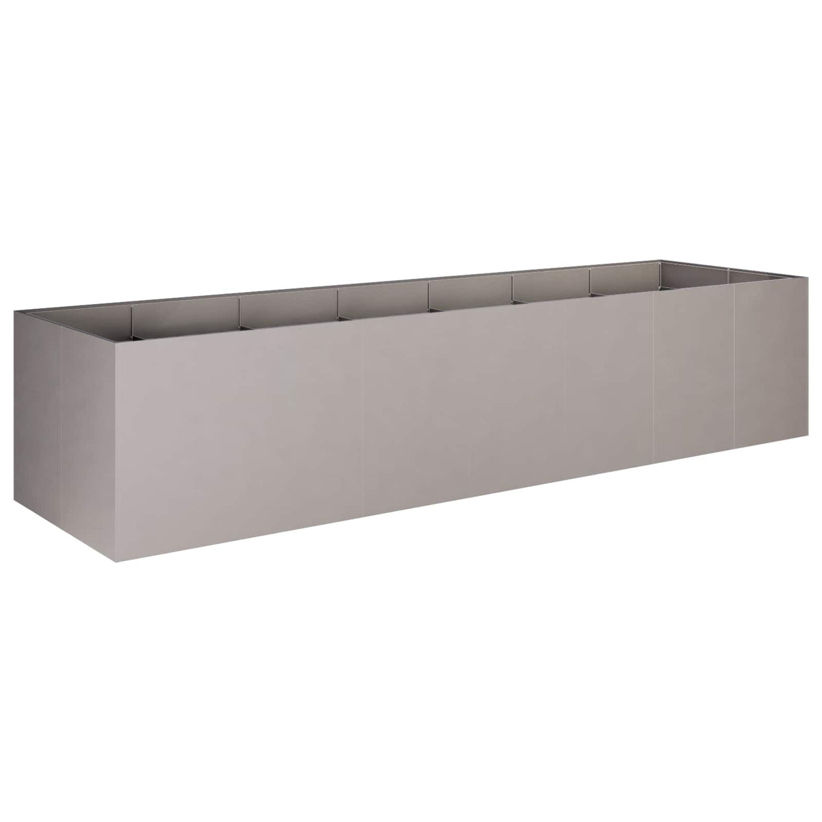 Vrtna saksija Rđa 280 x 80 x 60 cm Otporni čelik