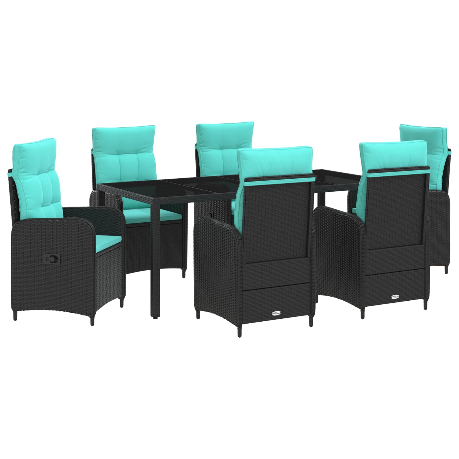 Vanjski set za objedovanje 7 pcs poliratan