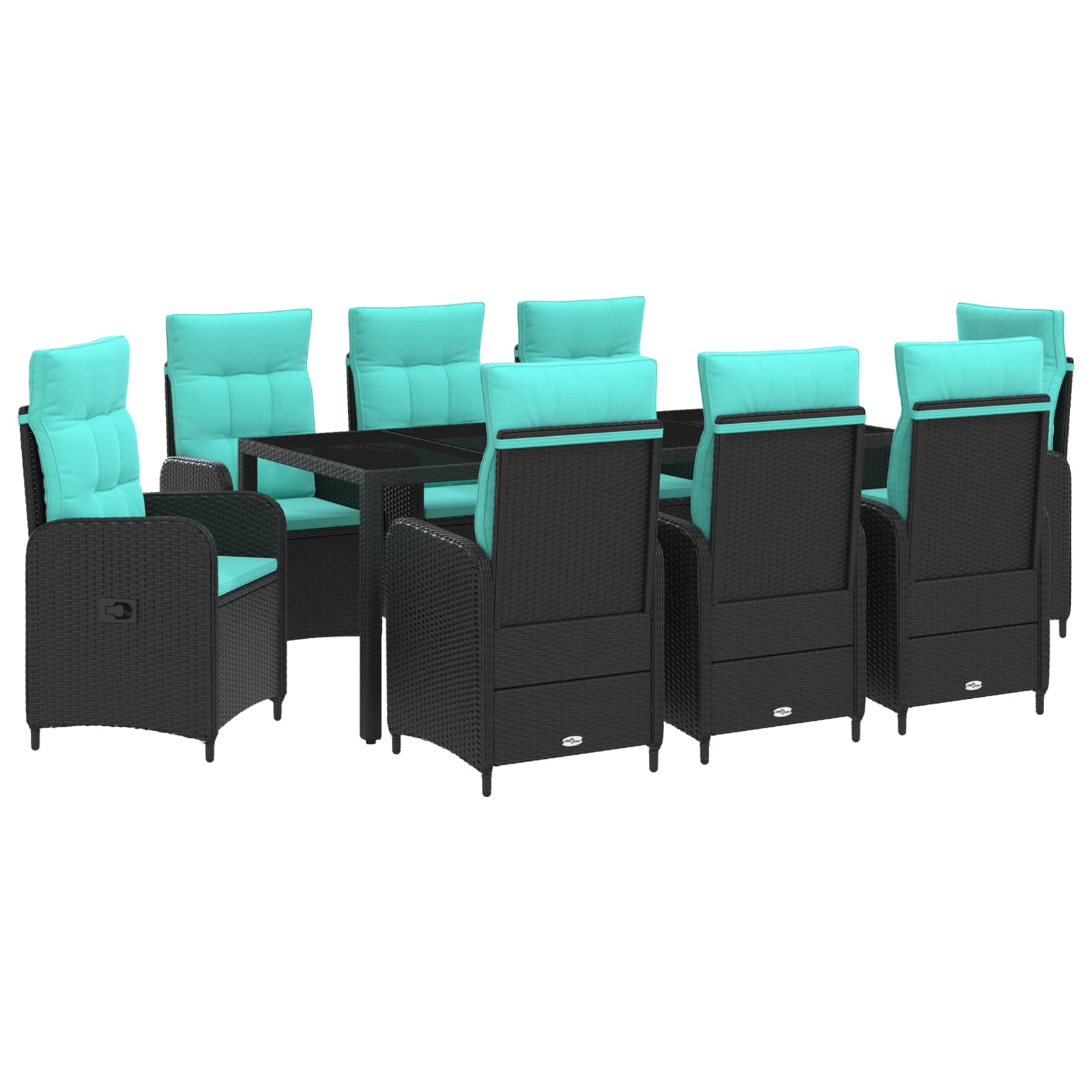Vanjski set za objedovanje 9 pcs poliratan