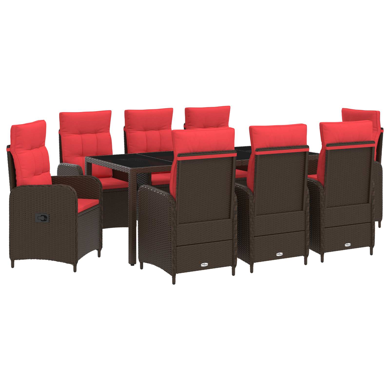 Vanjski set za objedovanje 9 pcs poliratan