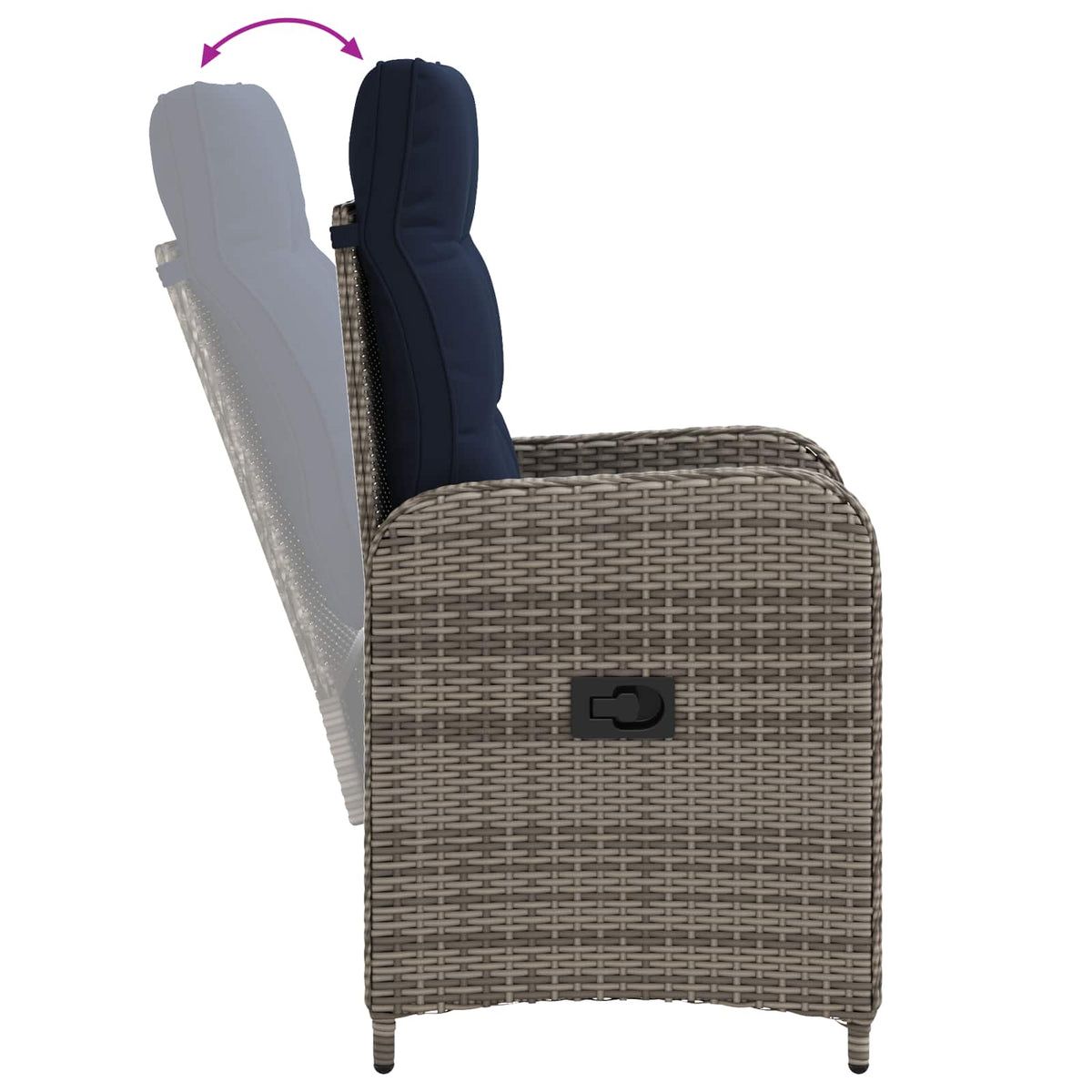 Set lounge namještaja za vrt 2 kom.