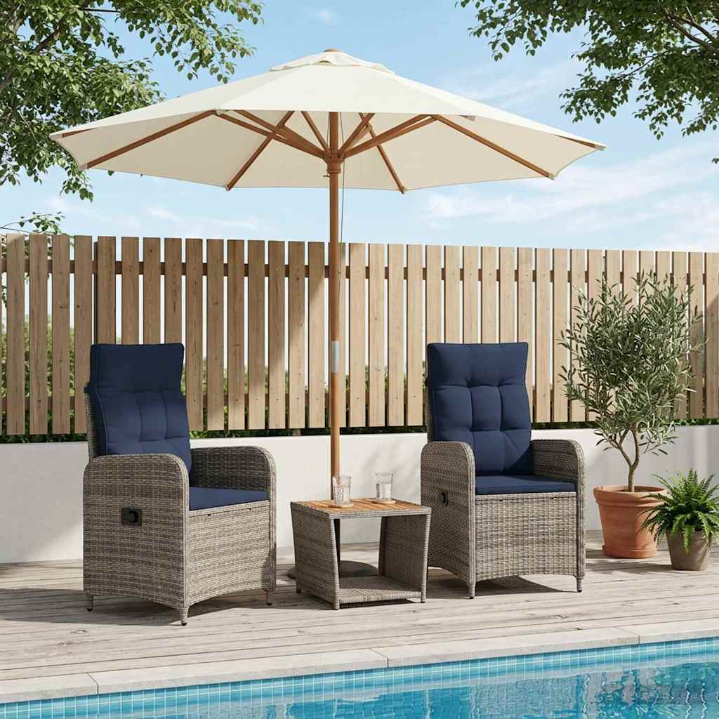 Set lounge namještaja za vrt 3 kom.