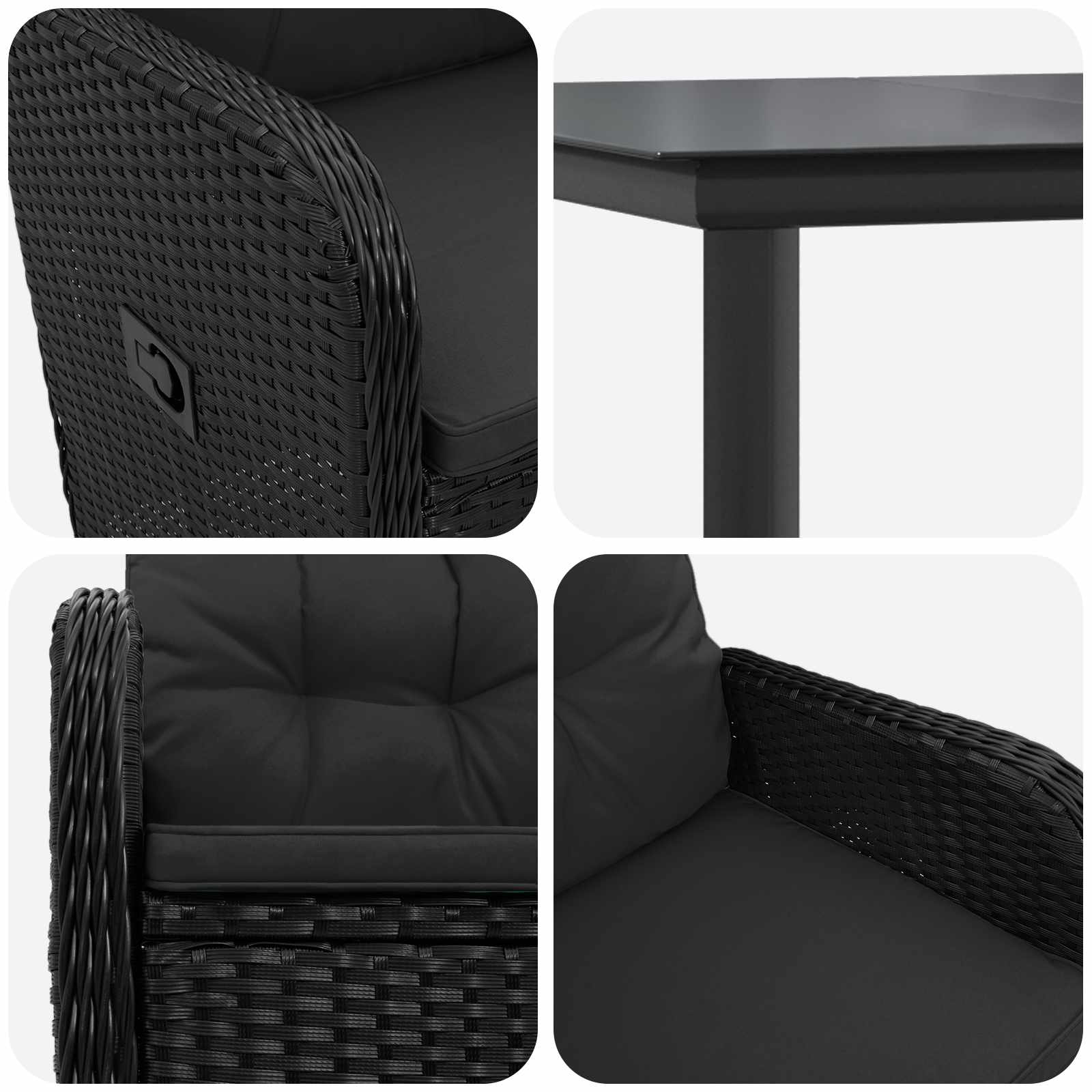 Set stolića za sofu s jastukom s jastukom 5 pcs