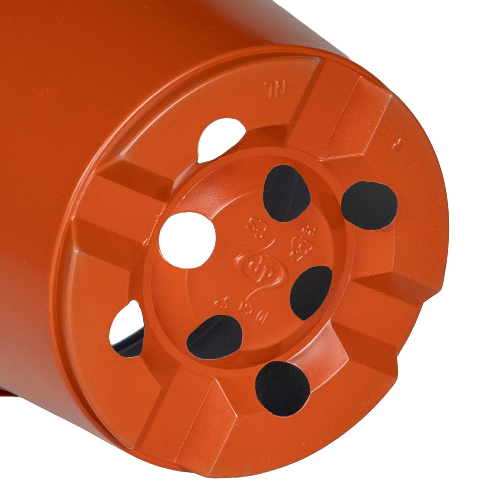Okrugla saksija za cveće 200 pcs Terakota Ø 10 x 8 cm Plastika