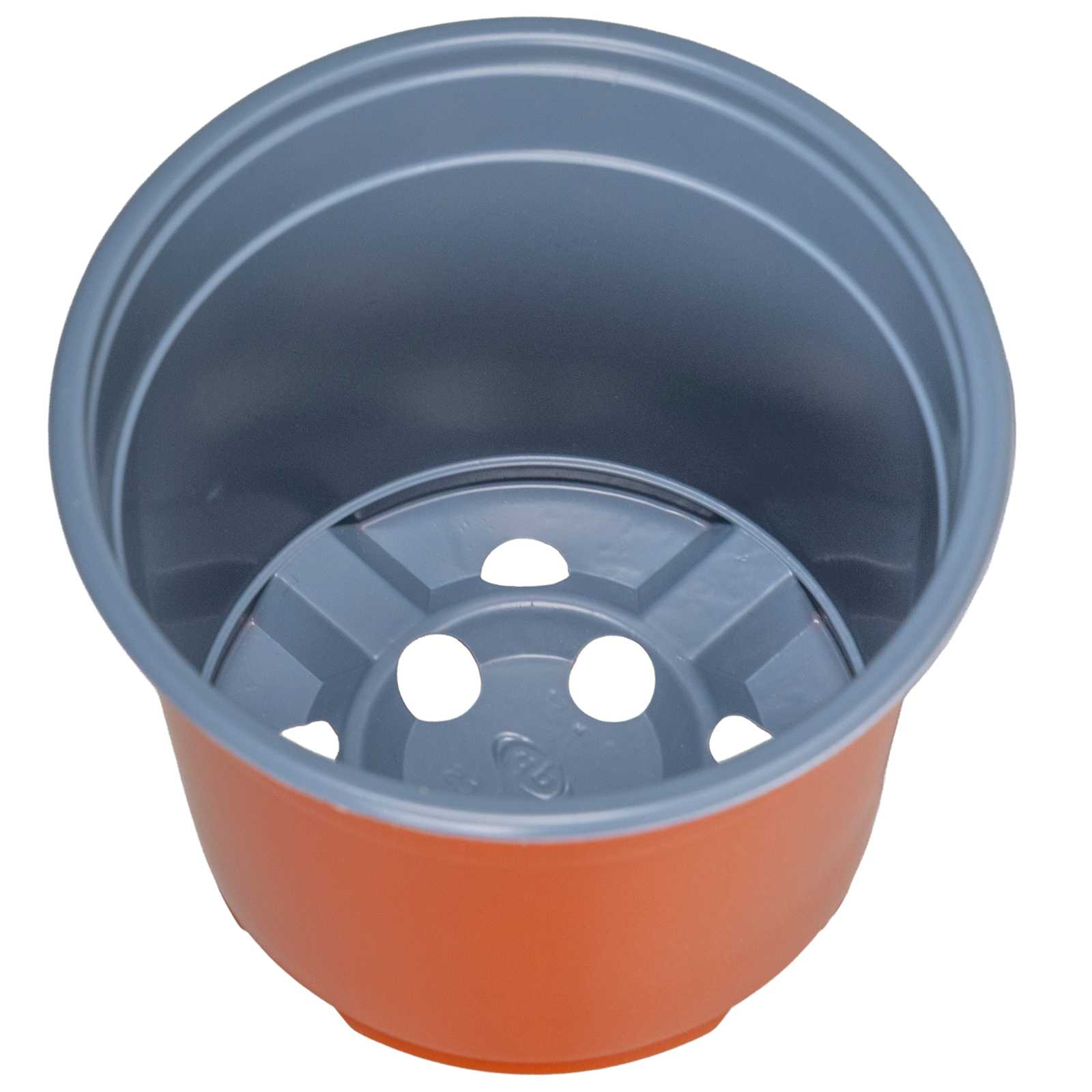 Okrugla saksija za cveće 200 pcs Terakota Ø 10 x 8 cm Plastika