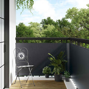 Balcony ekran Tamnosiva 600 x 90 cm poliratan
