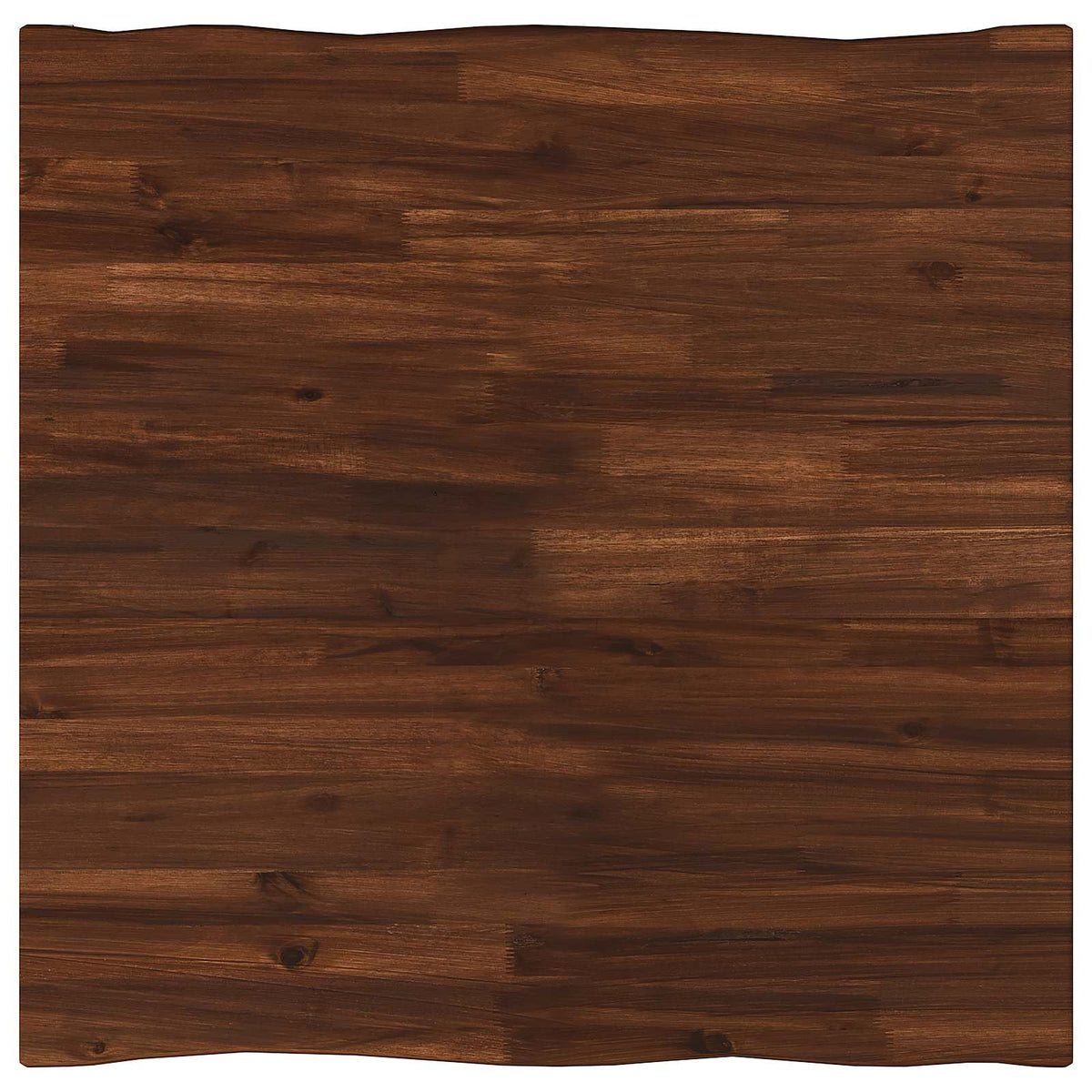 60 x 55 x 75 cm Čvrsto drvo akacije Tamno smeđa i bijela