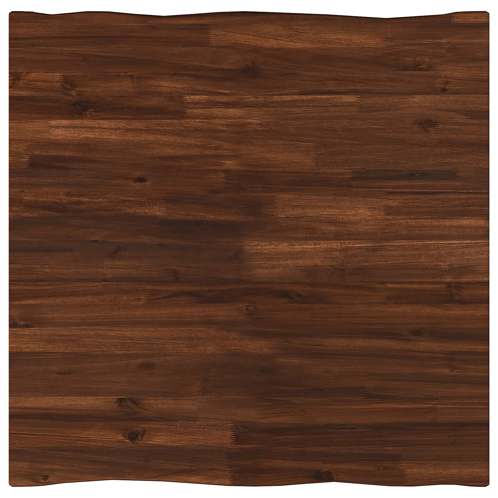 80 x 80 x 75 cm Čvrsto drvo akacije Tamno smeđa i crna