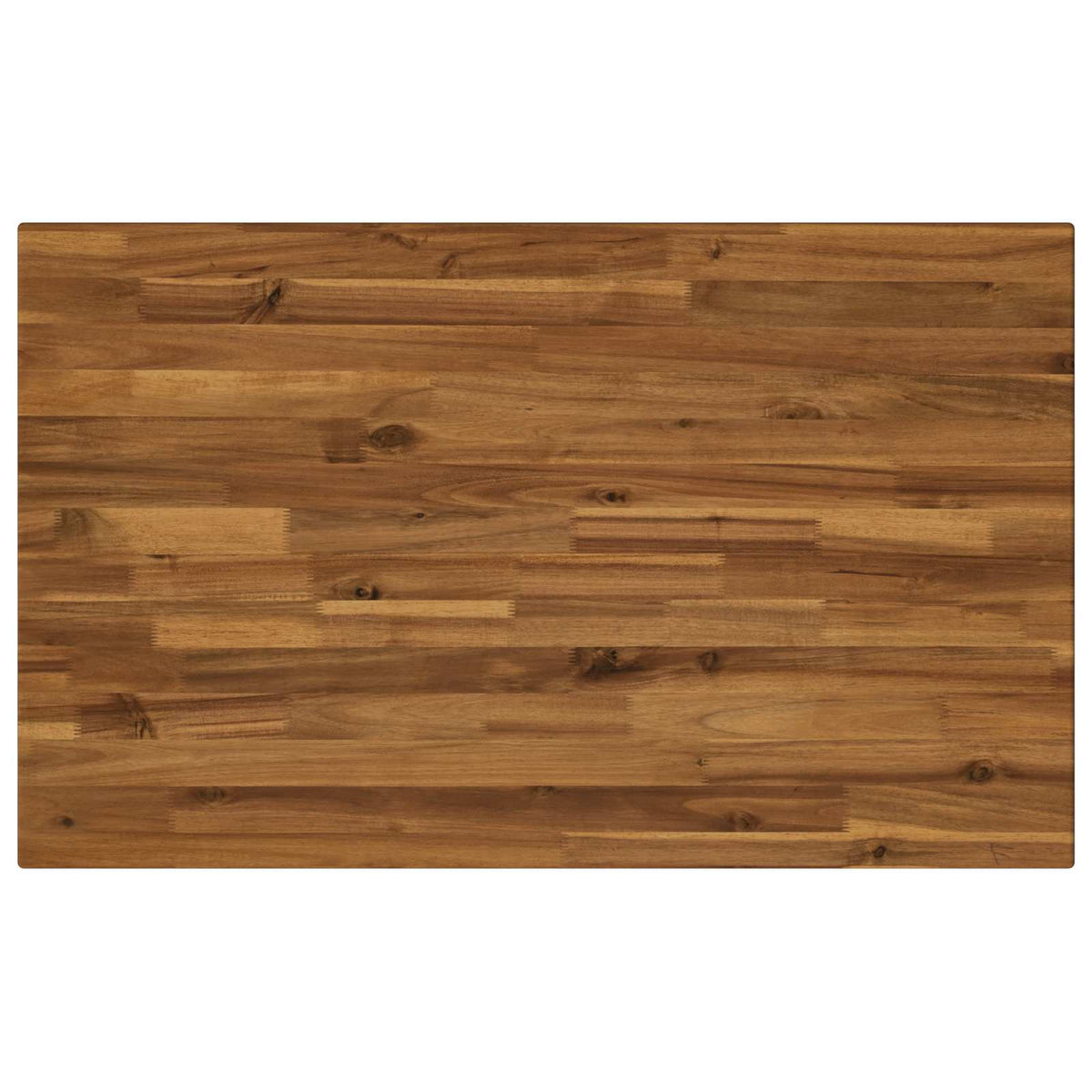 110 x 55 x 75 cm Čvrsto drvo akacije Prirodna i bijela