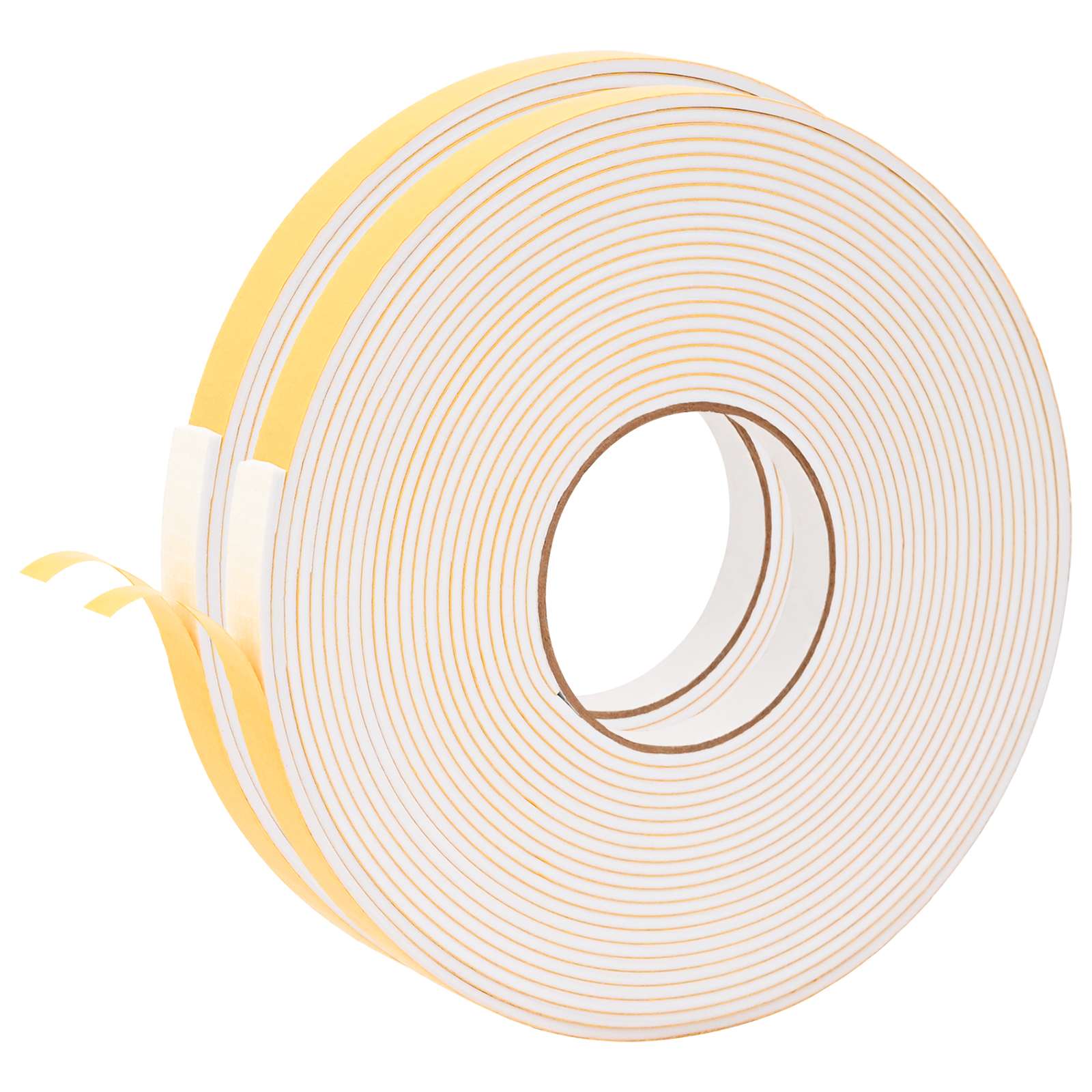 Samoljepljiva pjenasta traka 2 pcs Bijela 10mm x 10m CR pjena