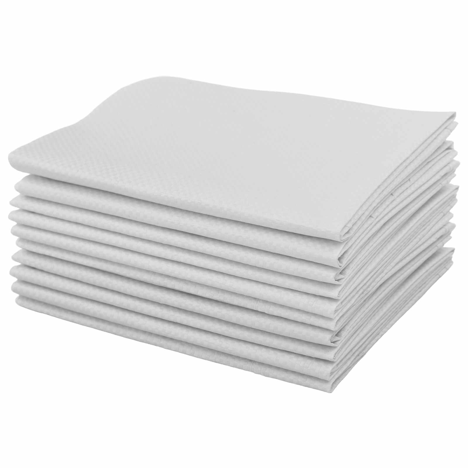 Tkanine vreće 10 pcs Bijela 40 x 60 cm PP