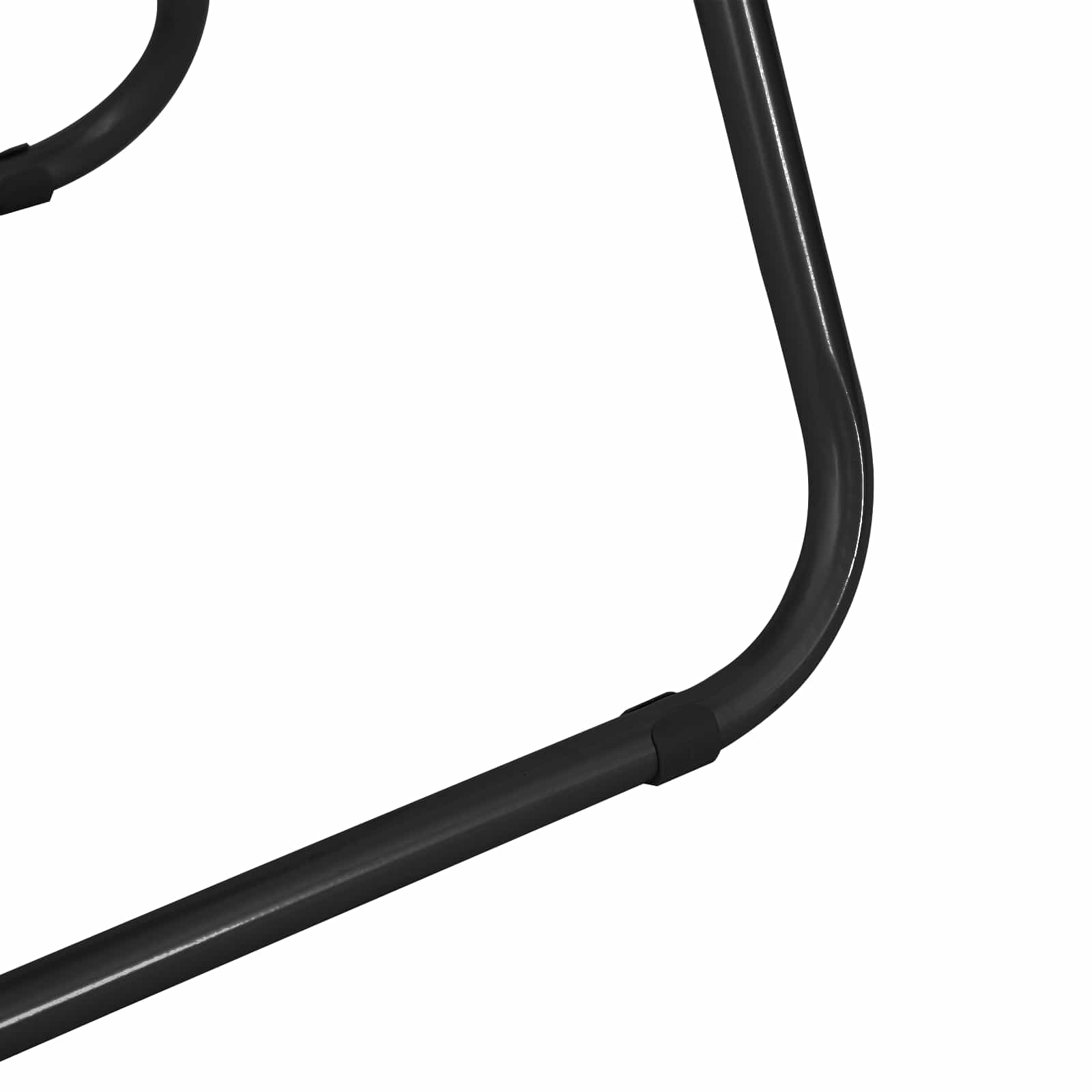 Sklopiva stolica 2 pcs Crna 48 x 43,5 x 81 cm Lažna koža