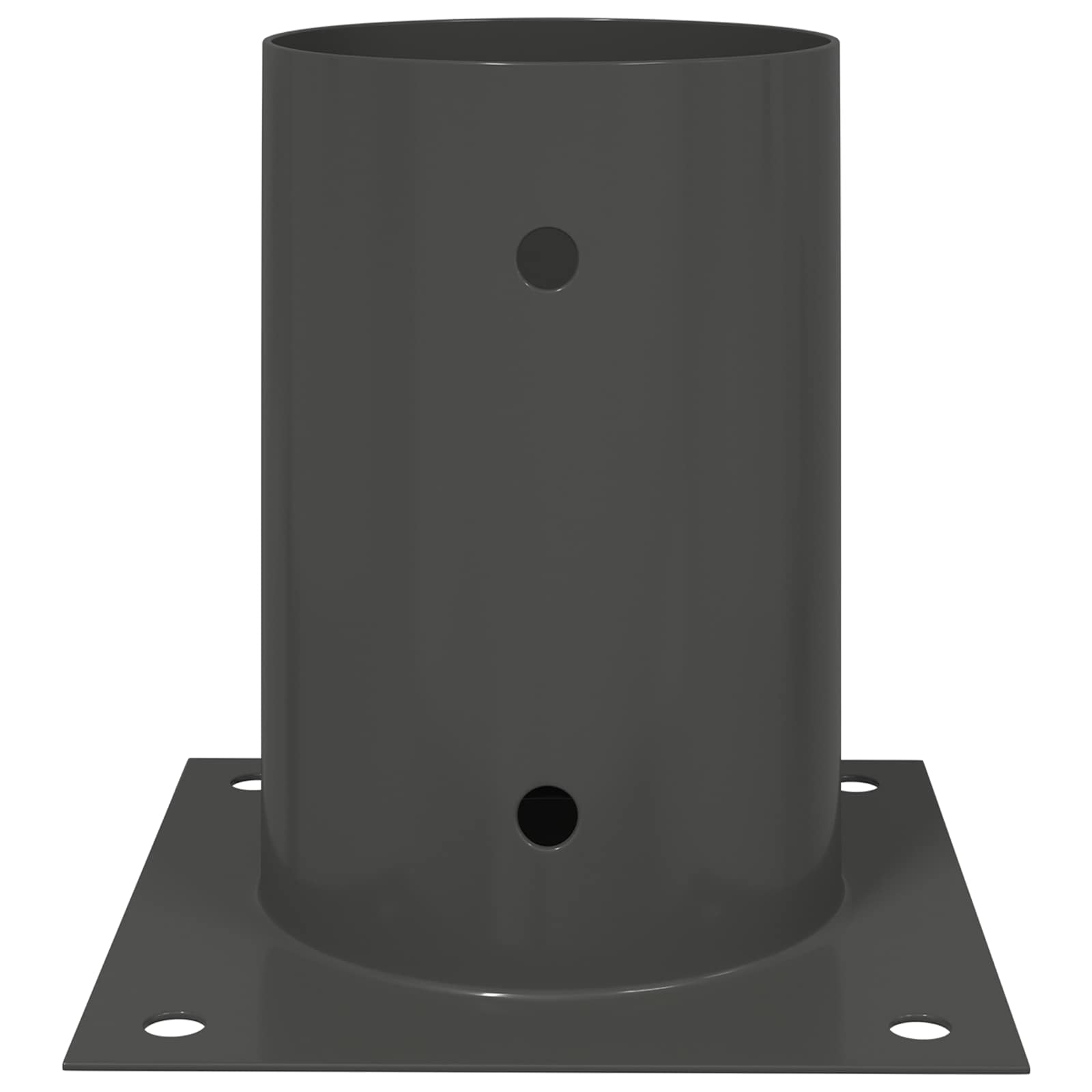 Okrugli sidrište u zemlji 12 pcs Antracit 15 x 15 x 15 cm Metal