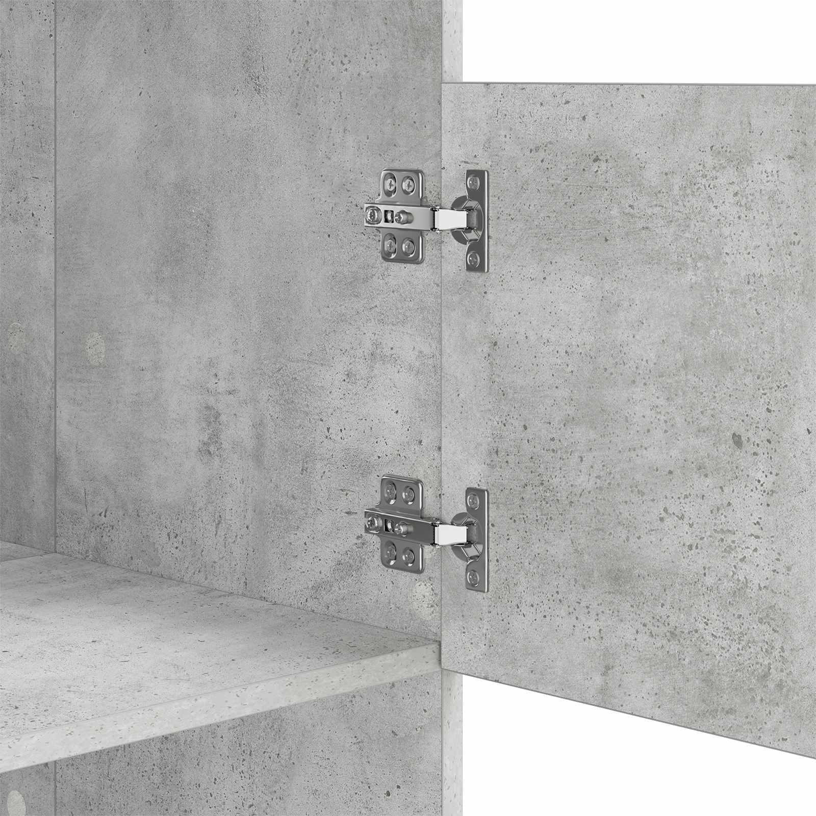 Ormar za pranje rublja Beton 50 x 68 x 162 cm Konstruirano drvo