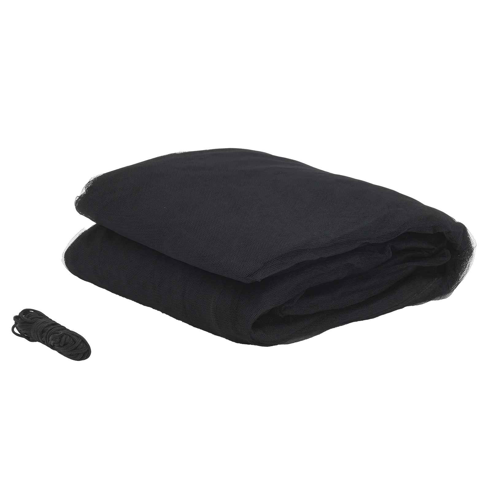 Mreža za komarce za krevet 156 mesh Crna ⌀56 x 220 cm Poliester