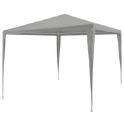 Šator za zabave Svijetlo siva 300 x 300 x 255 cm PE i čelik
