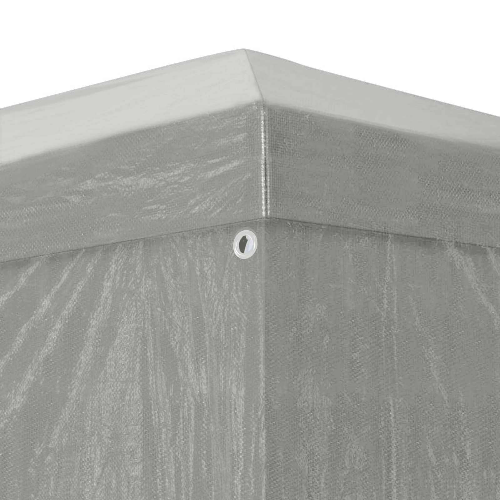 Šator za zabave 1200 x 300 x 255 cm Svjetlosiva PE i čelik