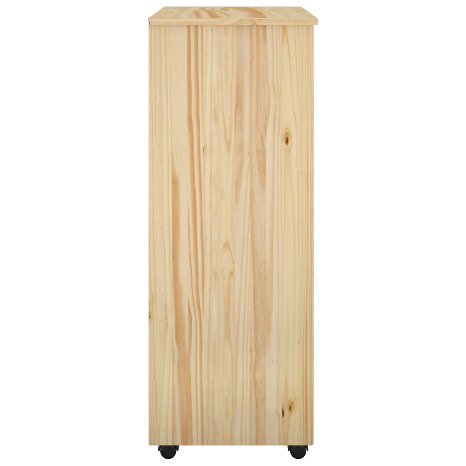 Mobilni ormar Smeđa 53 x 39 x 103 cm Čvrsto borovo drvo