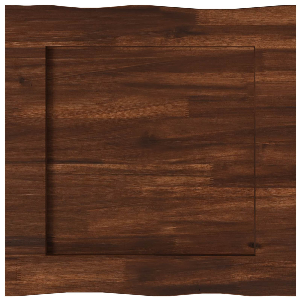 Pravokutni stolni vrh 50 x 50 x 3,5 cm Četvrtasti Tamno smeđa