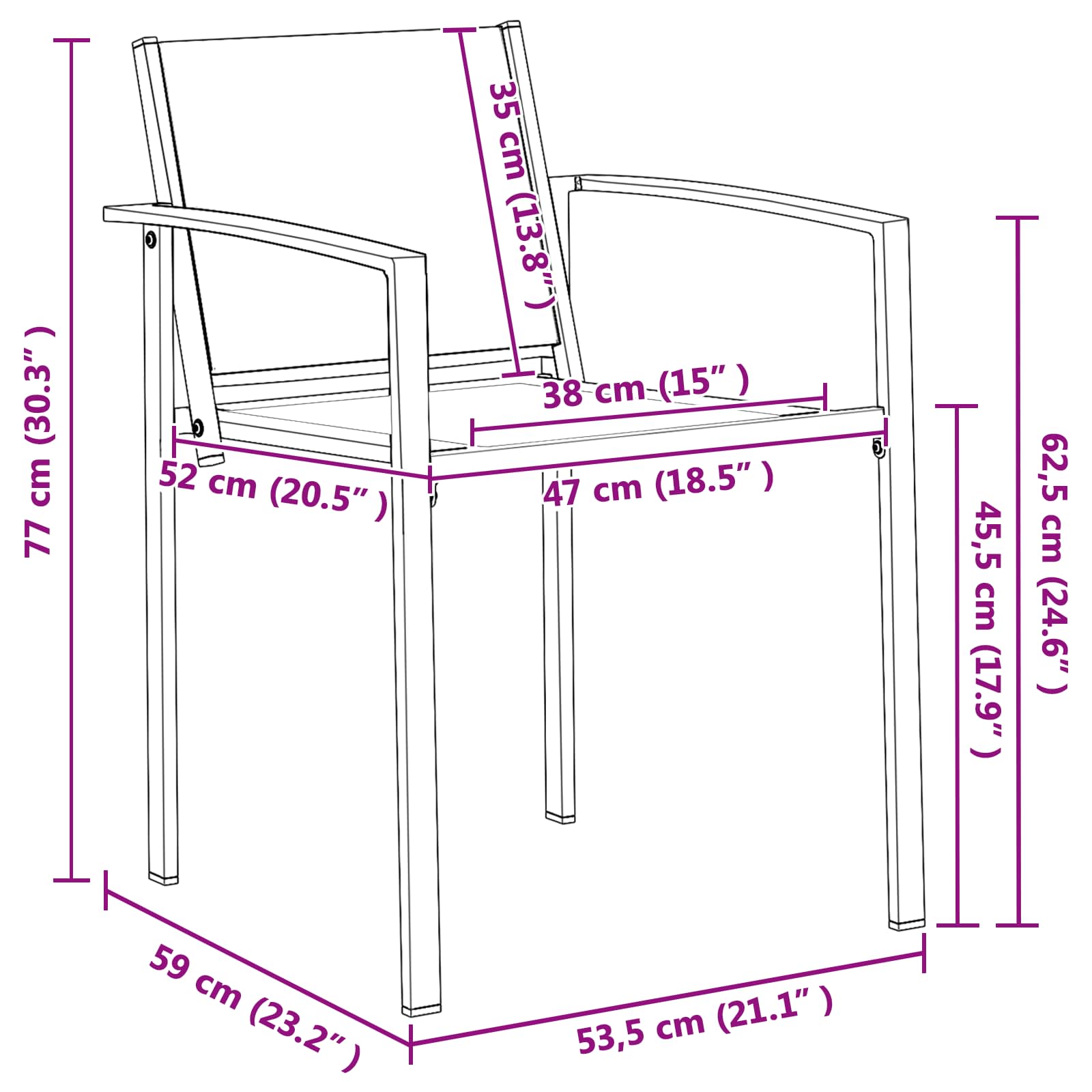 Set vanjskog namještaja 5 pcs Crna i antracit 160 x 80 x 73 cm