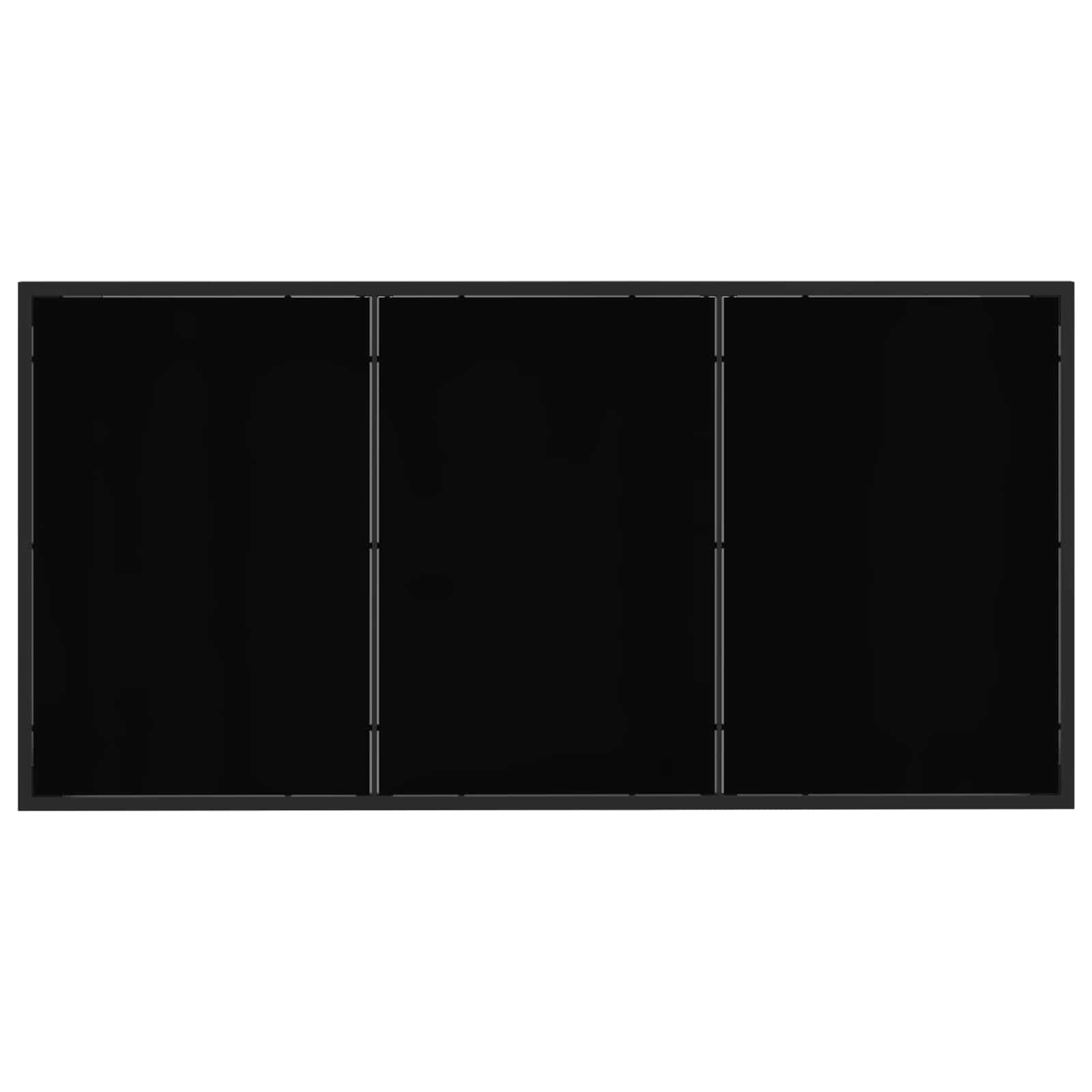 Set vanjskog namještaja 5 pcs Crna i antracit 160 x 80 x 73 cm