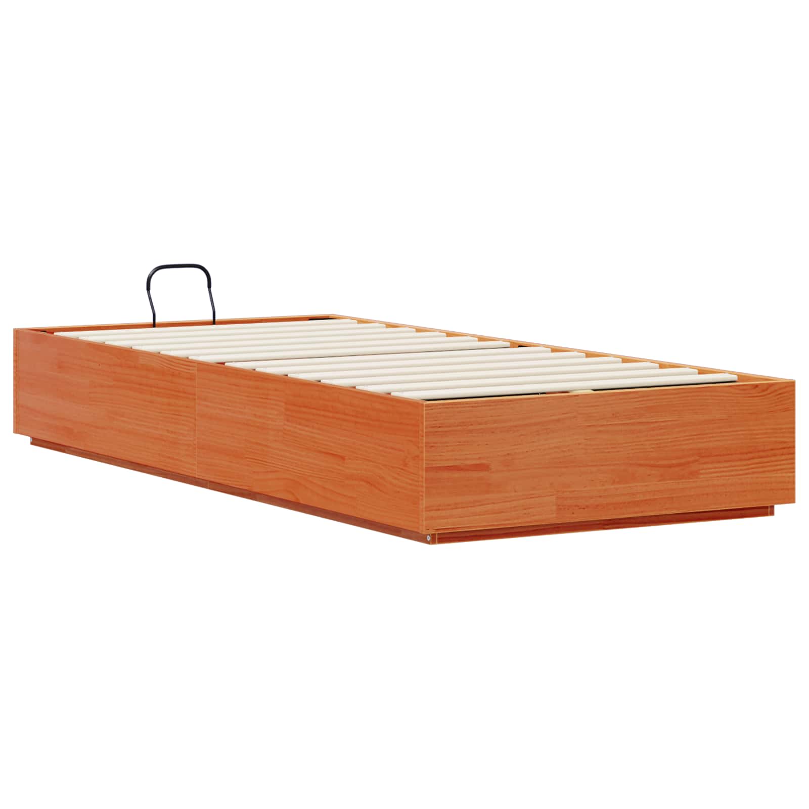 Otomanski krevet Vosak Smeđa 80 x 200 cm Masivna borovina
