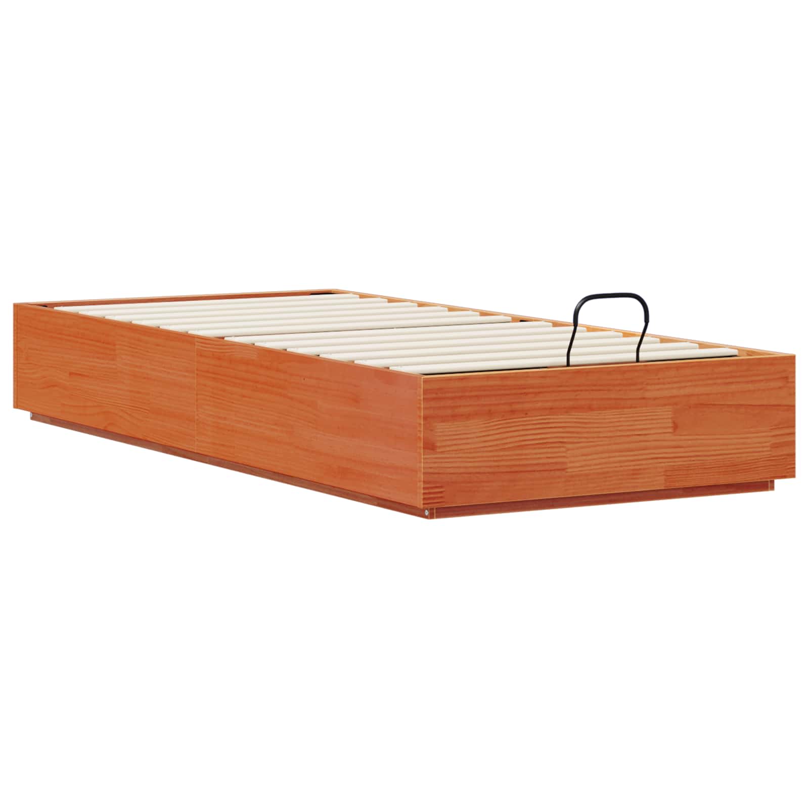 Otomanski krevet Vosak Smeđa 90 x 200 cm Masivna borovina