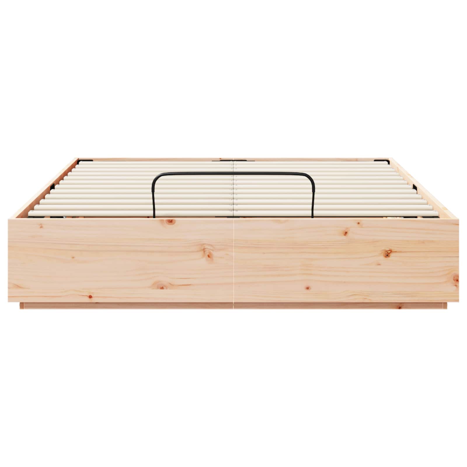 Otomanski krevet Prirodna 150 x 200 cm Masivna borovina