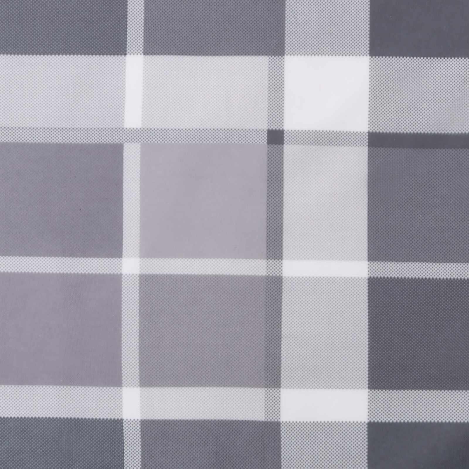 Jastučić za van Kockasto 4 pcs Sivi karirani 50 x 50 cm Tkanina
