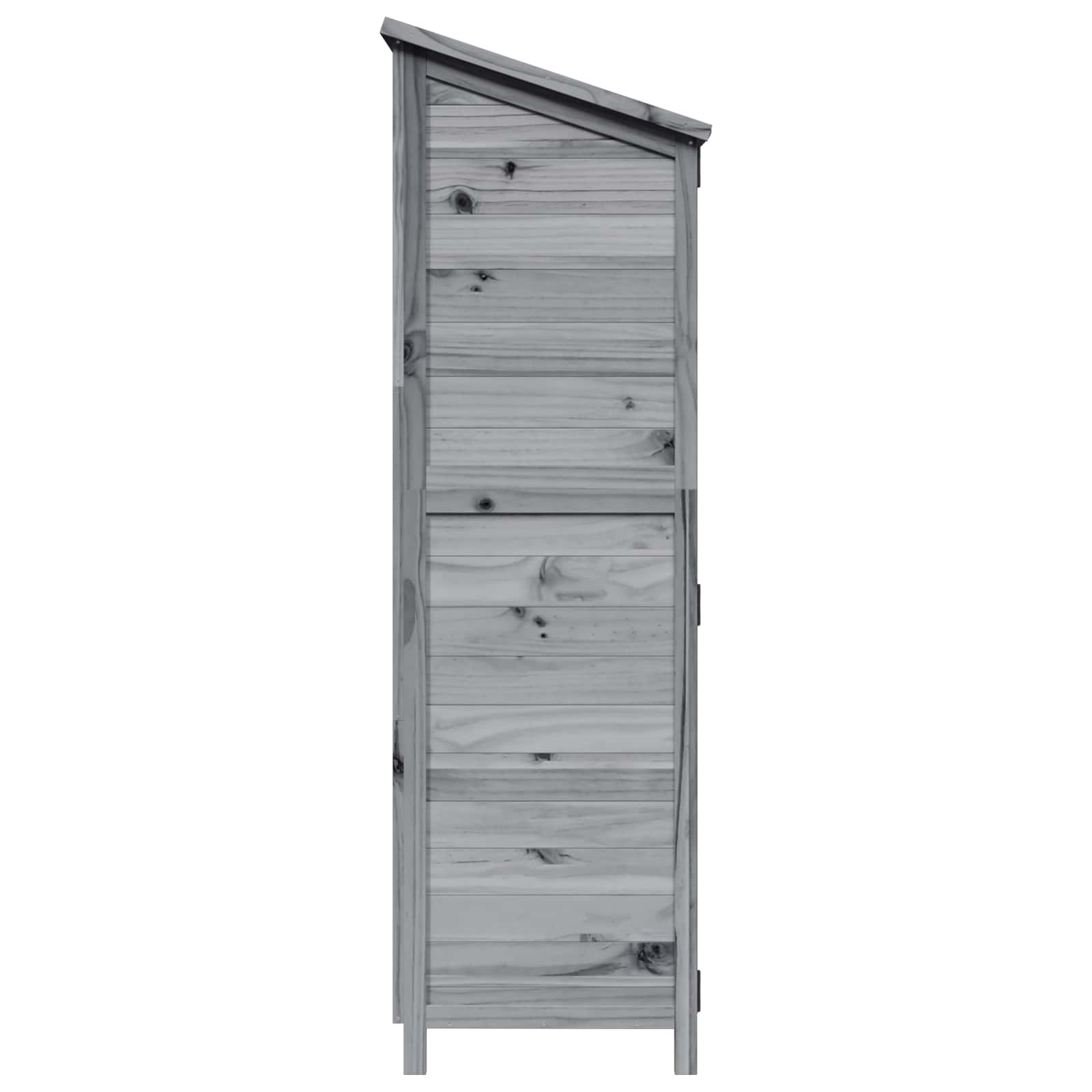 Vrtna Šupa Siva 106,5 x 56 x 176 cm Konstruirano drvo