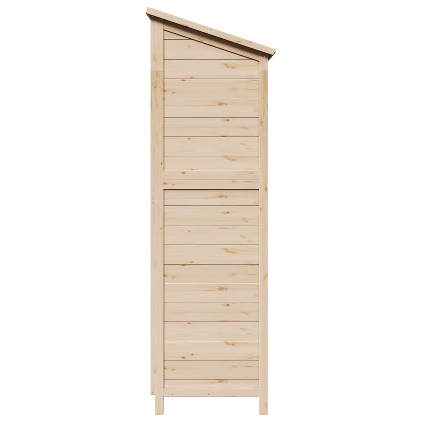 Vrtna Šupa Prirodna 59 x 56 x 176 cm Čvrsto drvo jele