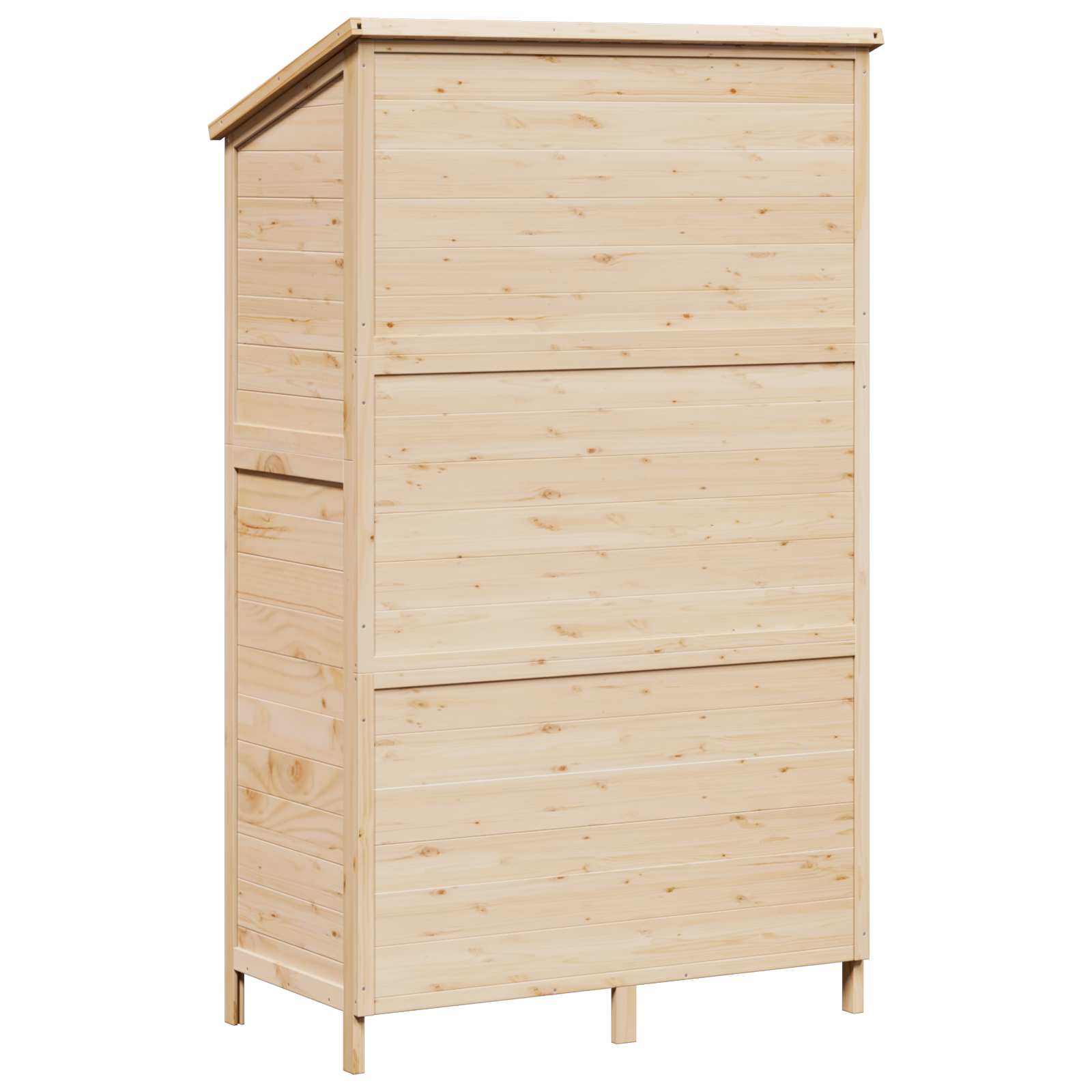 Vrtna Šupa Prirodna 106 x 56 x 176,5 cm Čvrsto drvo jele