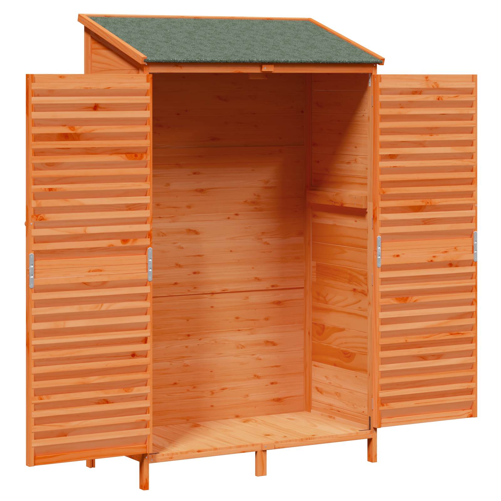 Vrtna Šupa Smeđa 106 x 56 x 176,5 cm Čvrsto drvo jele