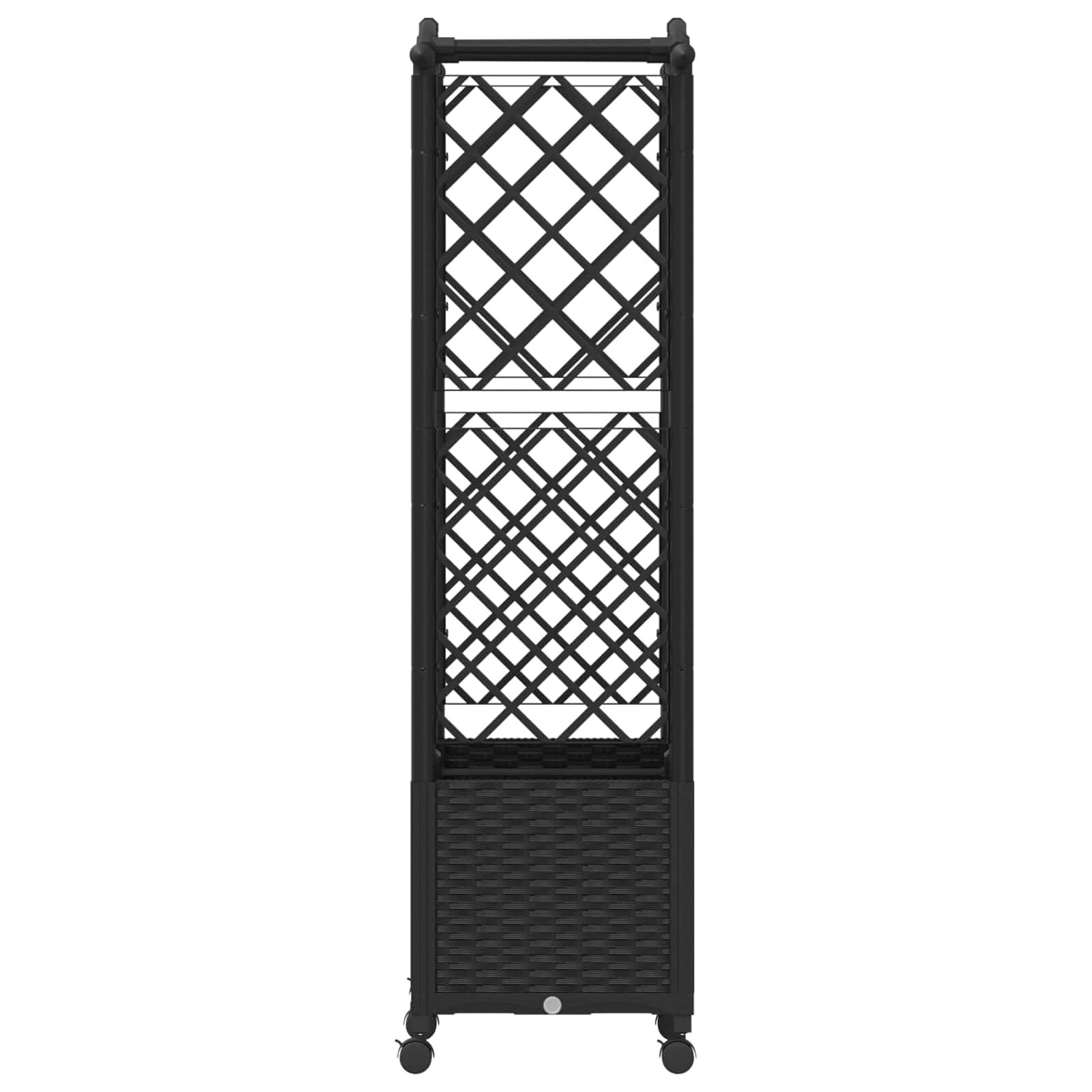 Povišeni krevet s mrežom i krovom Crna 125 x 40 x 144 cm PP