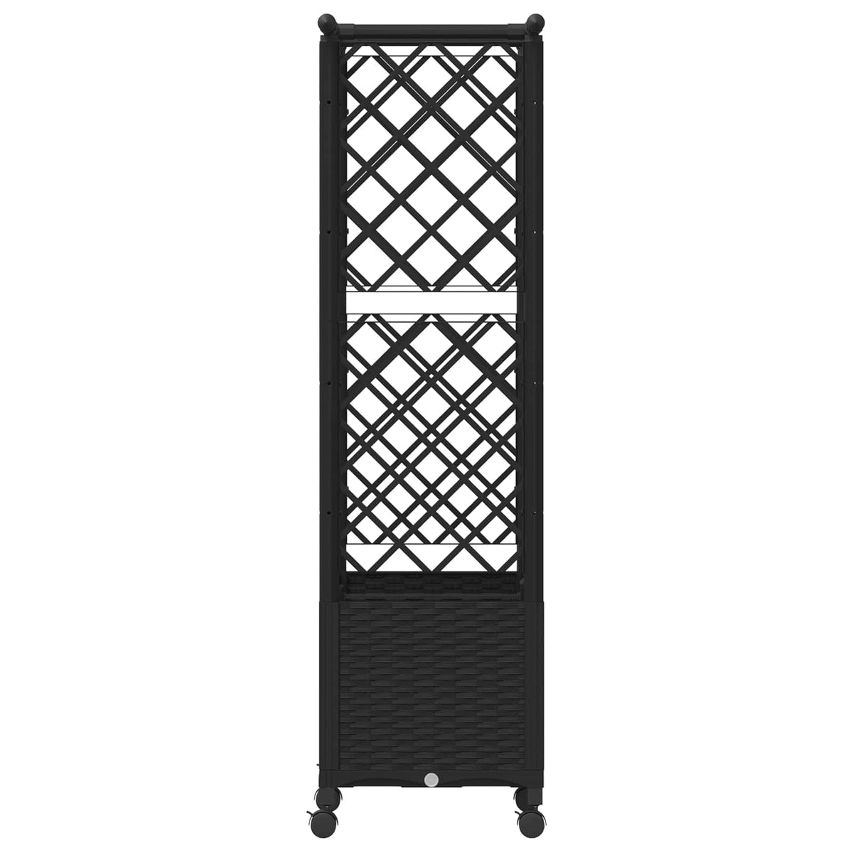 Povišeni krevet s mrežom i krovom Crna 124,5 x 40 x 142 cm PP