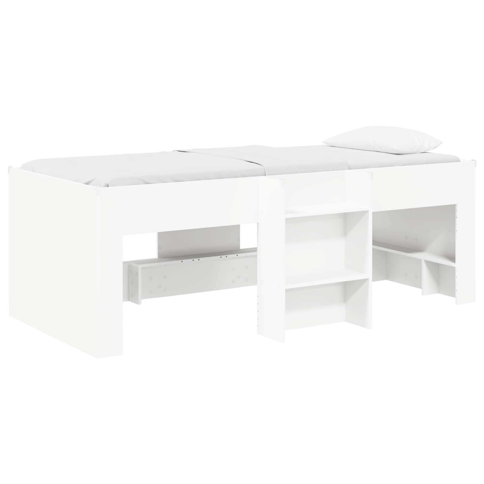 Kreveta za visoko spavanje djece 2 pcs Bijela 90 x 200 cm