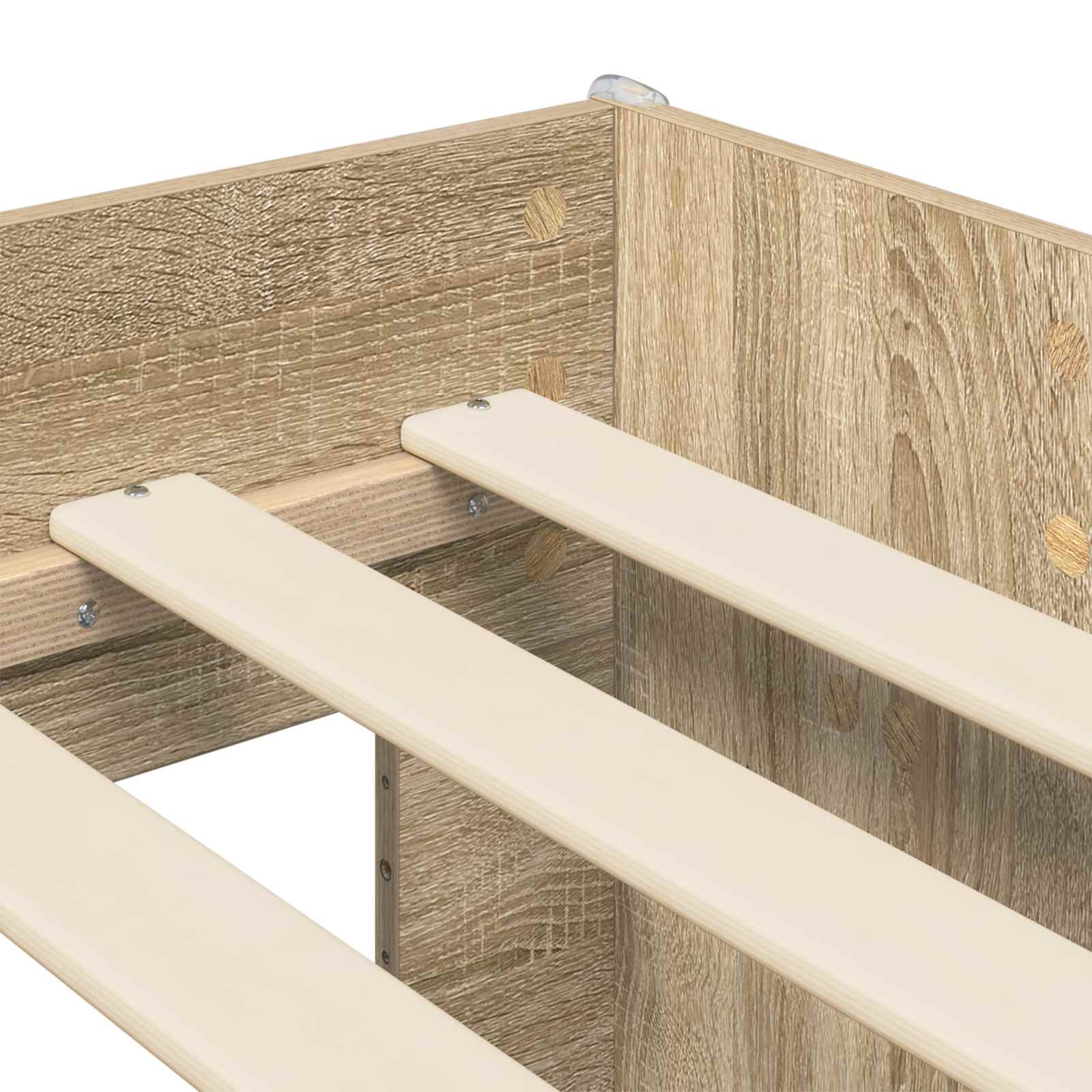 Kreveta za visoko spavanje djece 2 pcs Hrast sonoma 90 x 200 cm