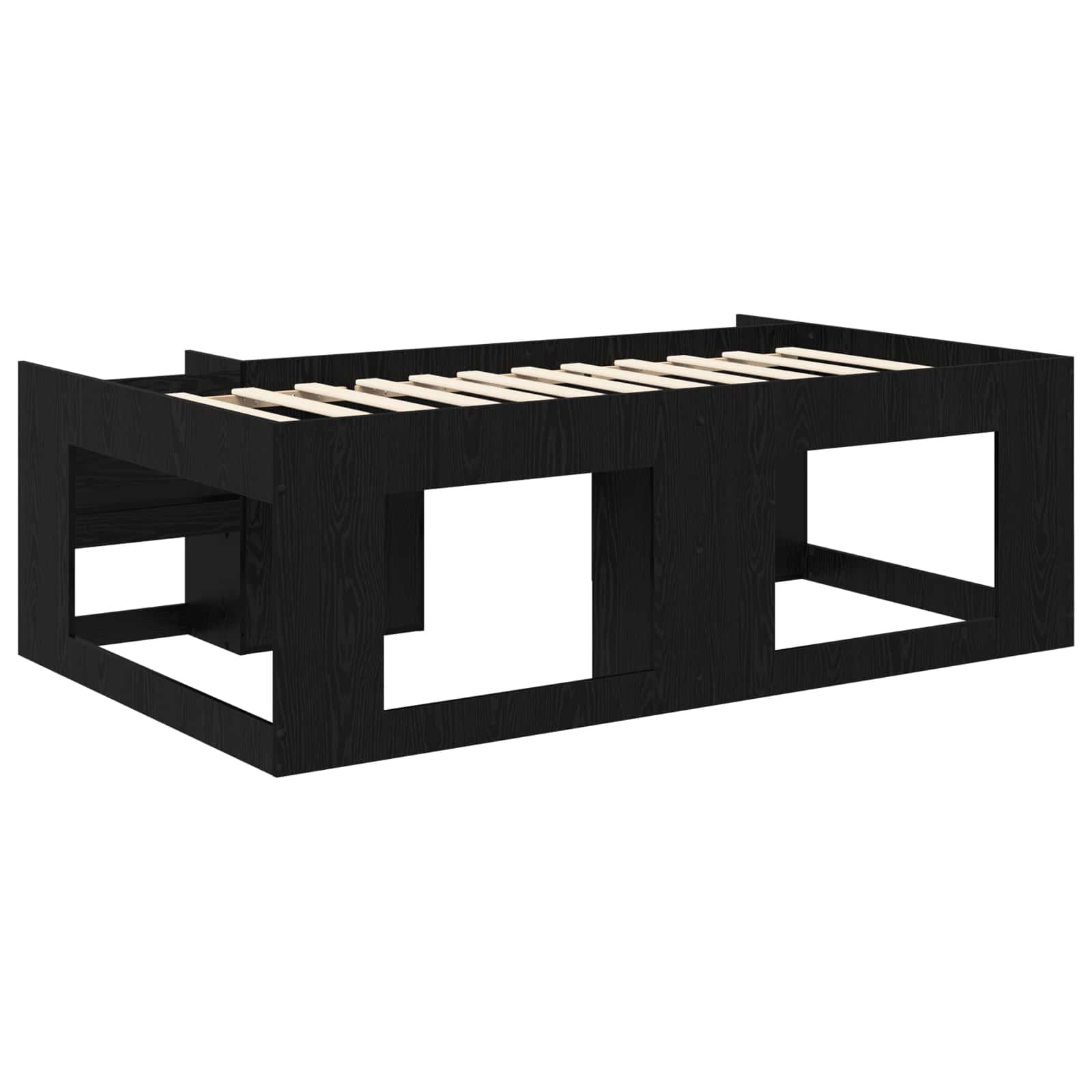 Krevet za djecu s ladicama Crni hrast 90 x 200 cm
