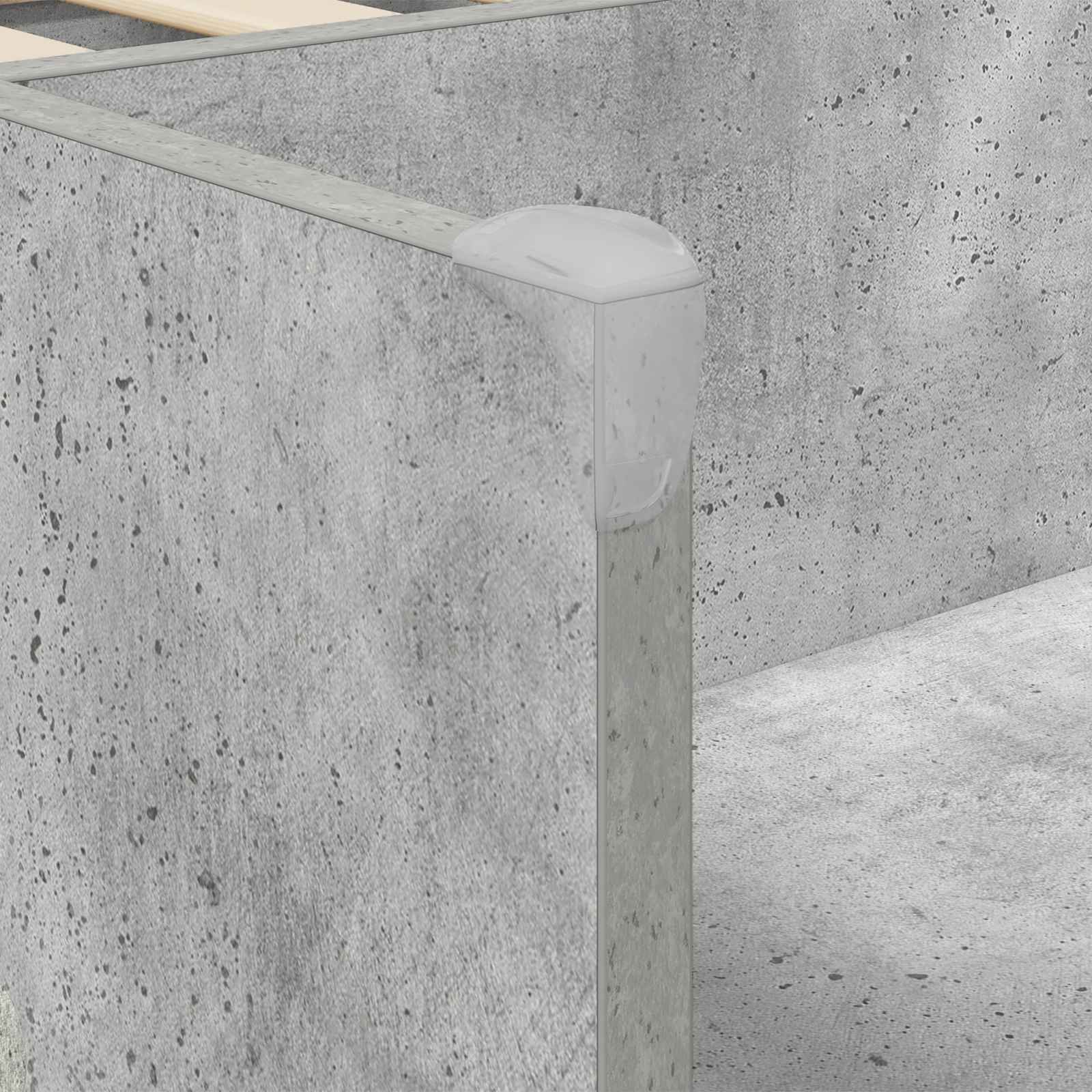 Krevet za djecu s ladicama Betonska siva 90 x 200 cm