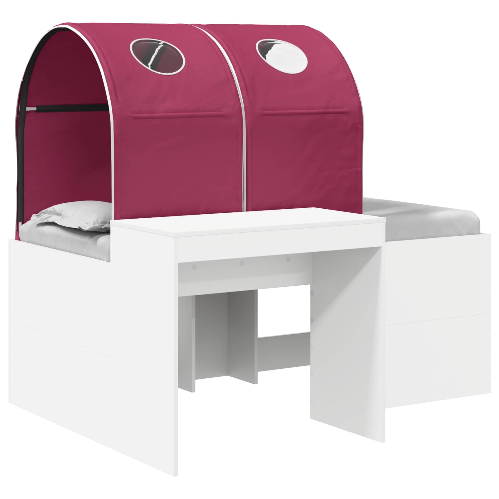 Krevet s Tunnels 4 pcs Artisian hrast i crvena
