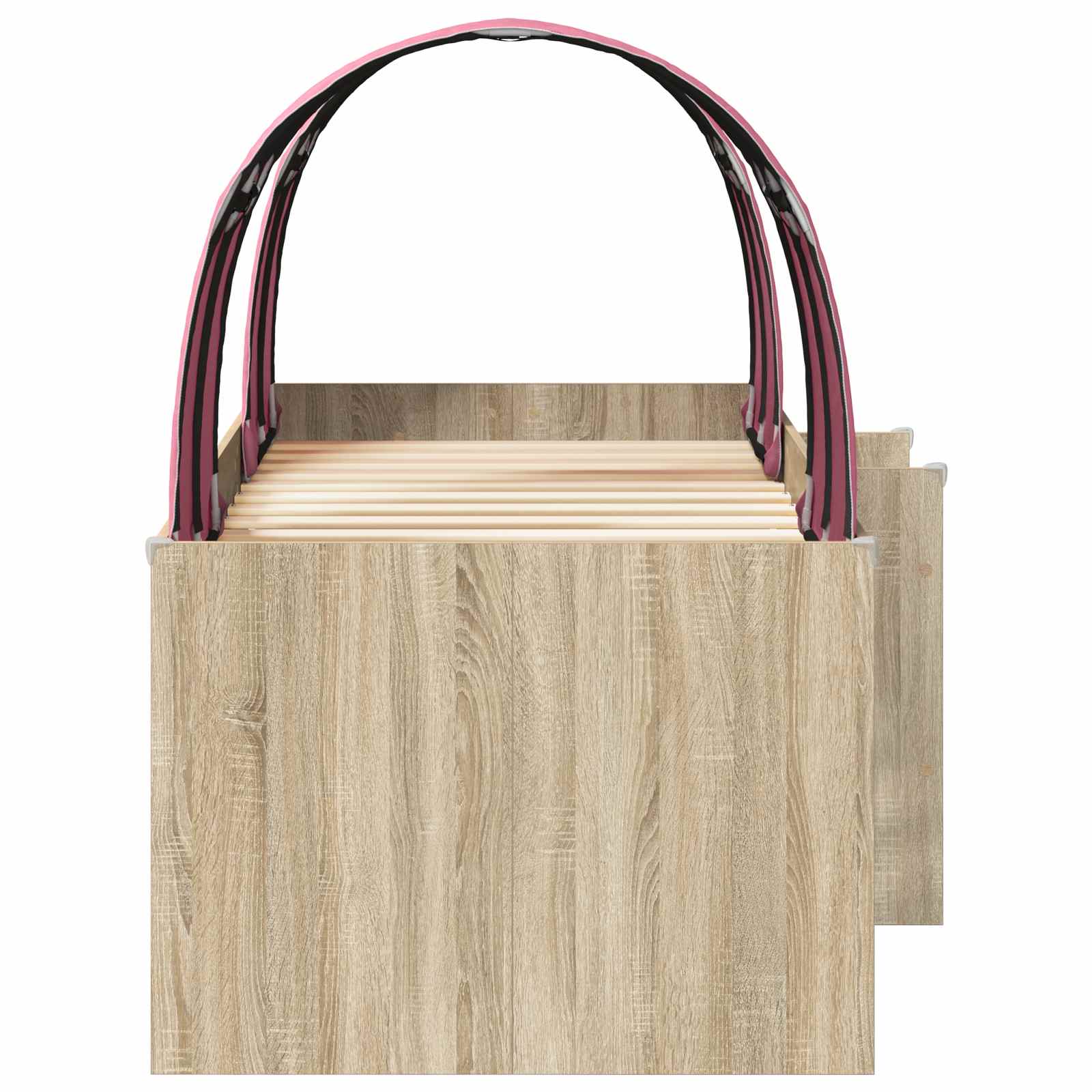 Krevet s Tunnels 4 pcs Sonoma i Pink Konstruirano drvo