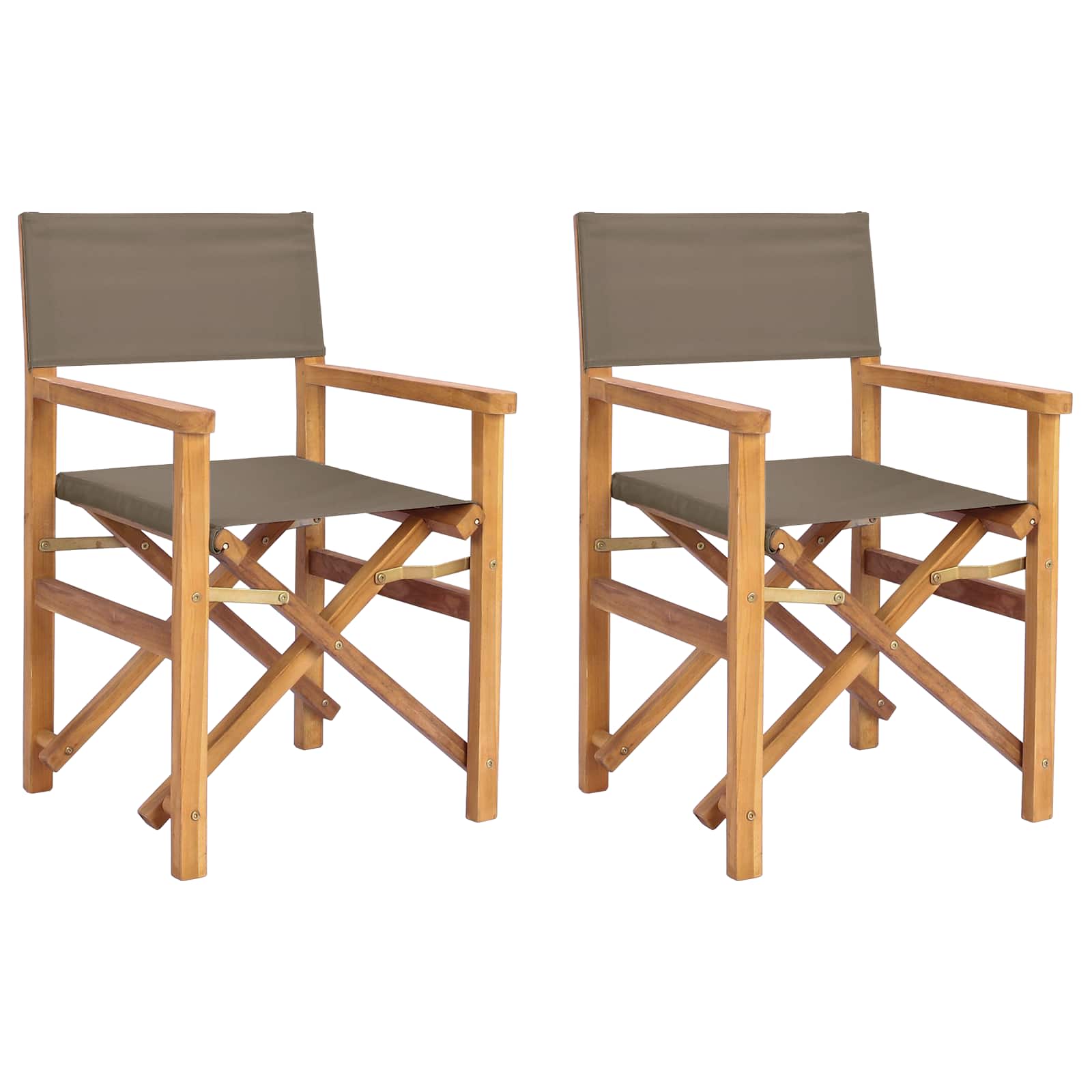 Stolac za blagovanje 56 x 54 x 87 cm 100% poliester čvrsti teak