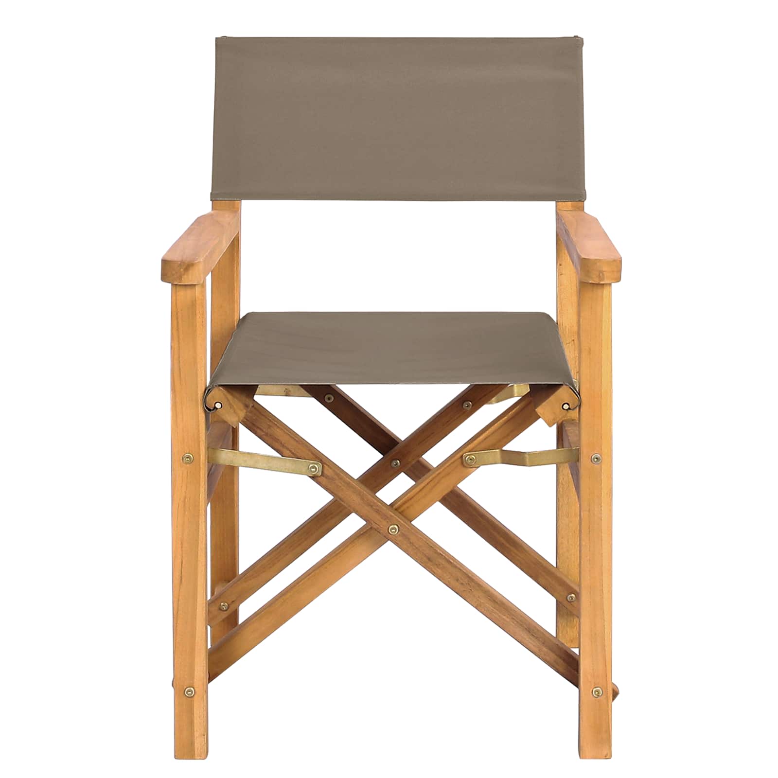Stolac za blagovanje 56 x 54 x 87 cm 100% poliester čvrsti teak