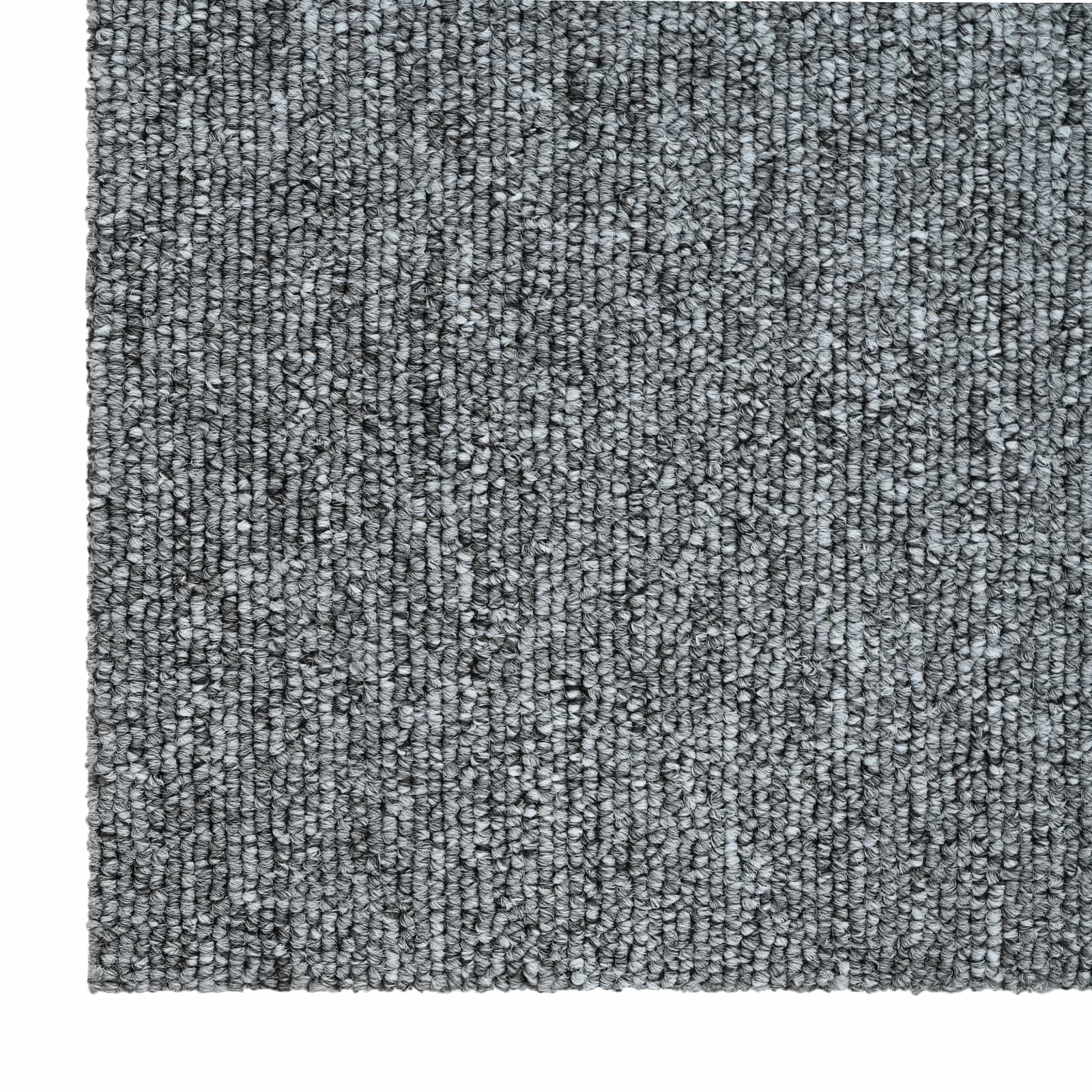 Tepih pločica Svjetlosiva 50 x 50 cm 4 pcs PP i bitumen